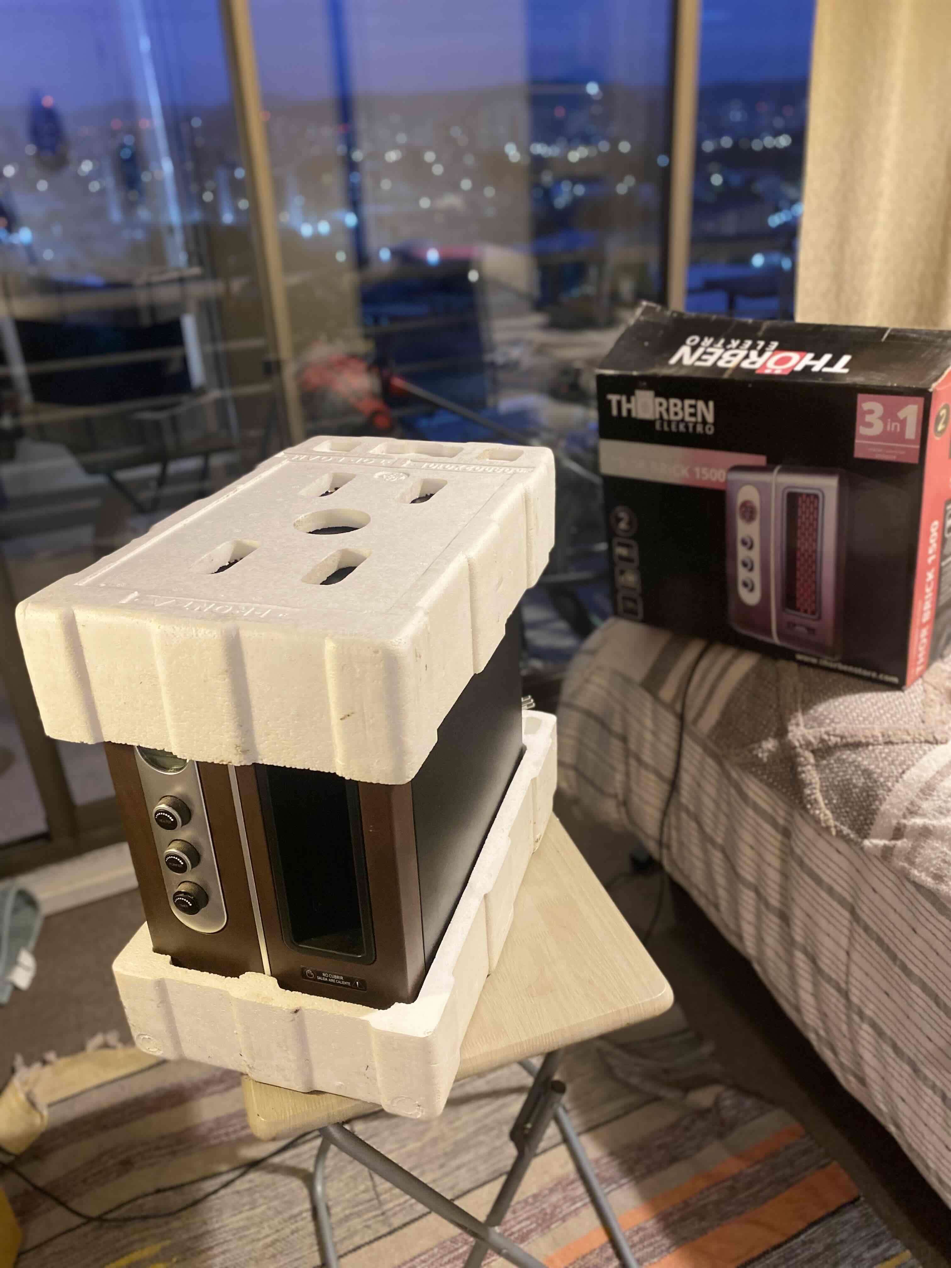 Estufa eléctrica infrarroja Thorben 1500W - miniatura 3