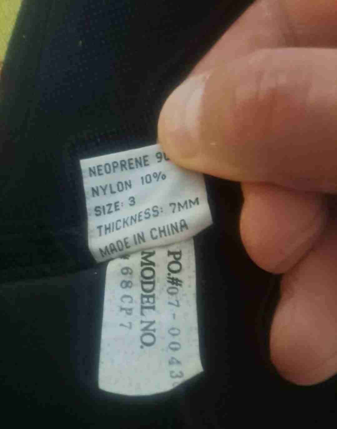 Traje de buceo Omer negro - miniatura 2