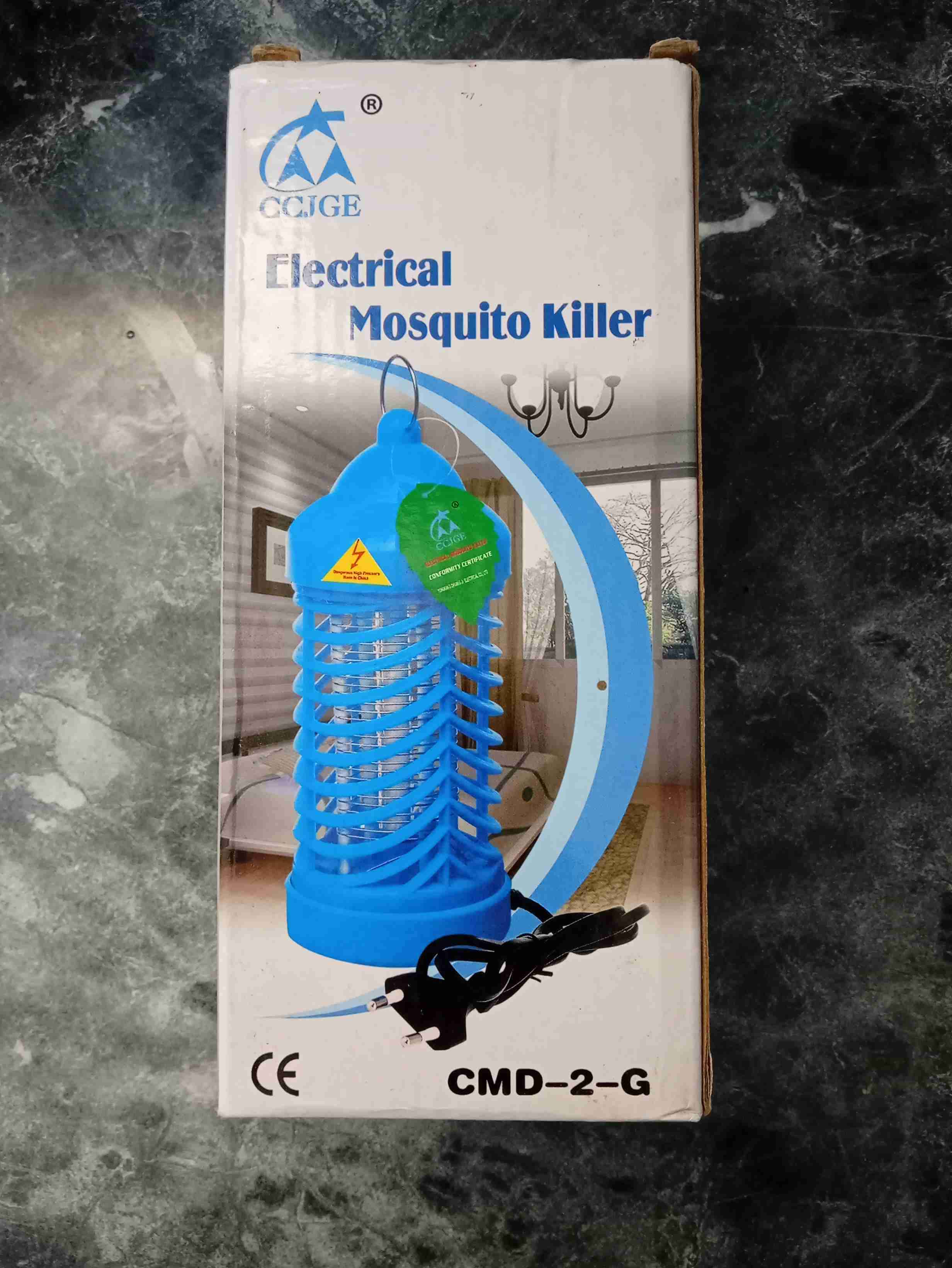 Mata mosquitos eléctrico azul - miniatura 1