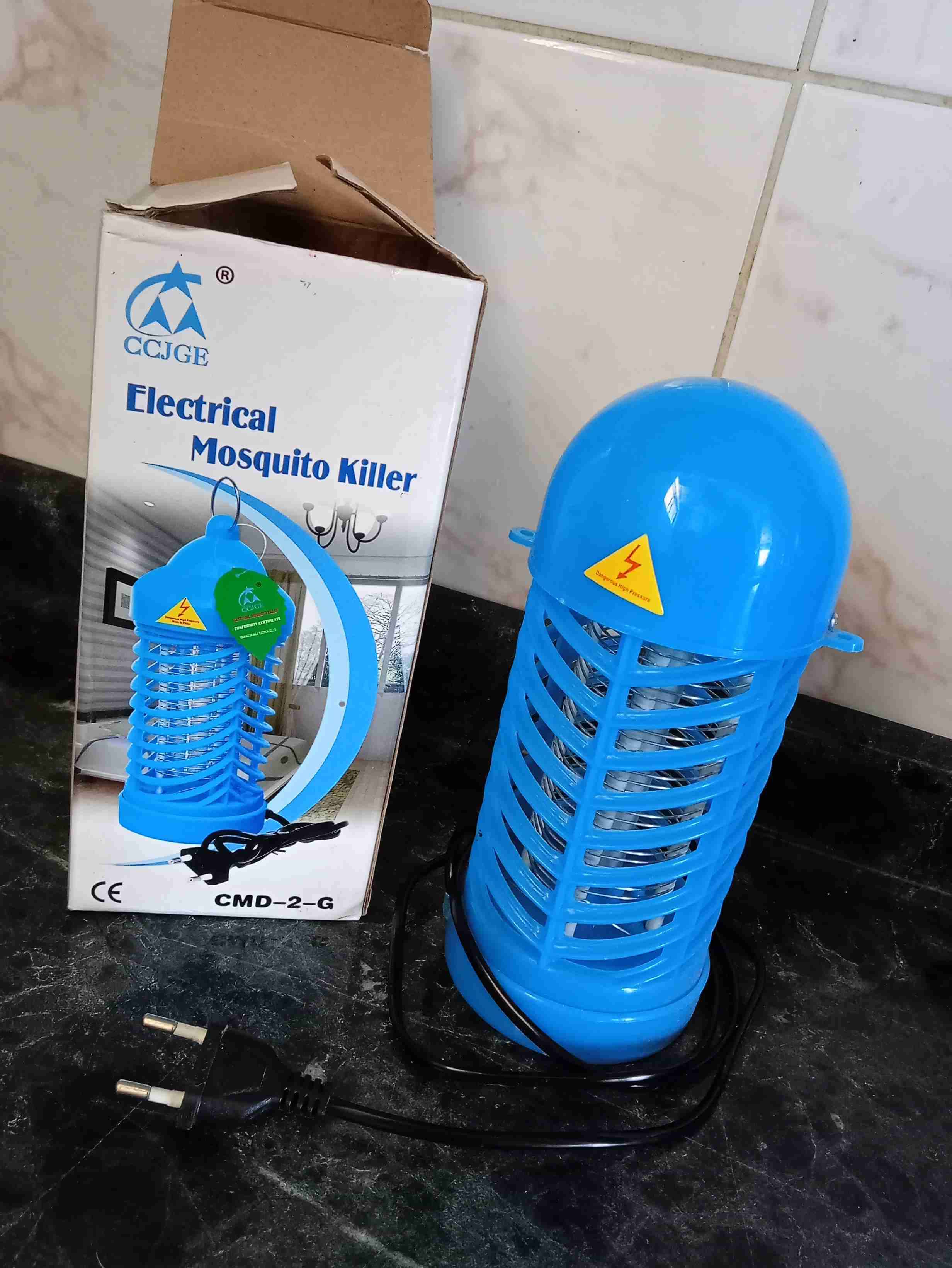 Mata mosquitos eléctrico azul - miniatura 2