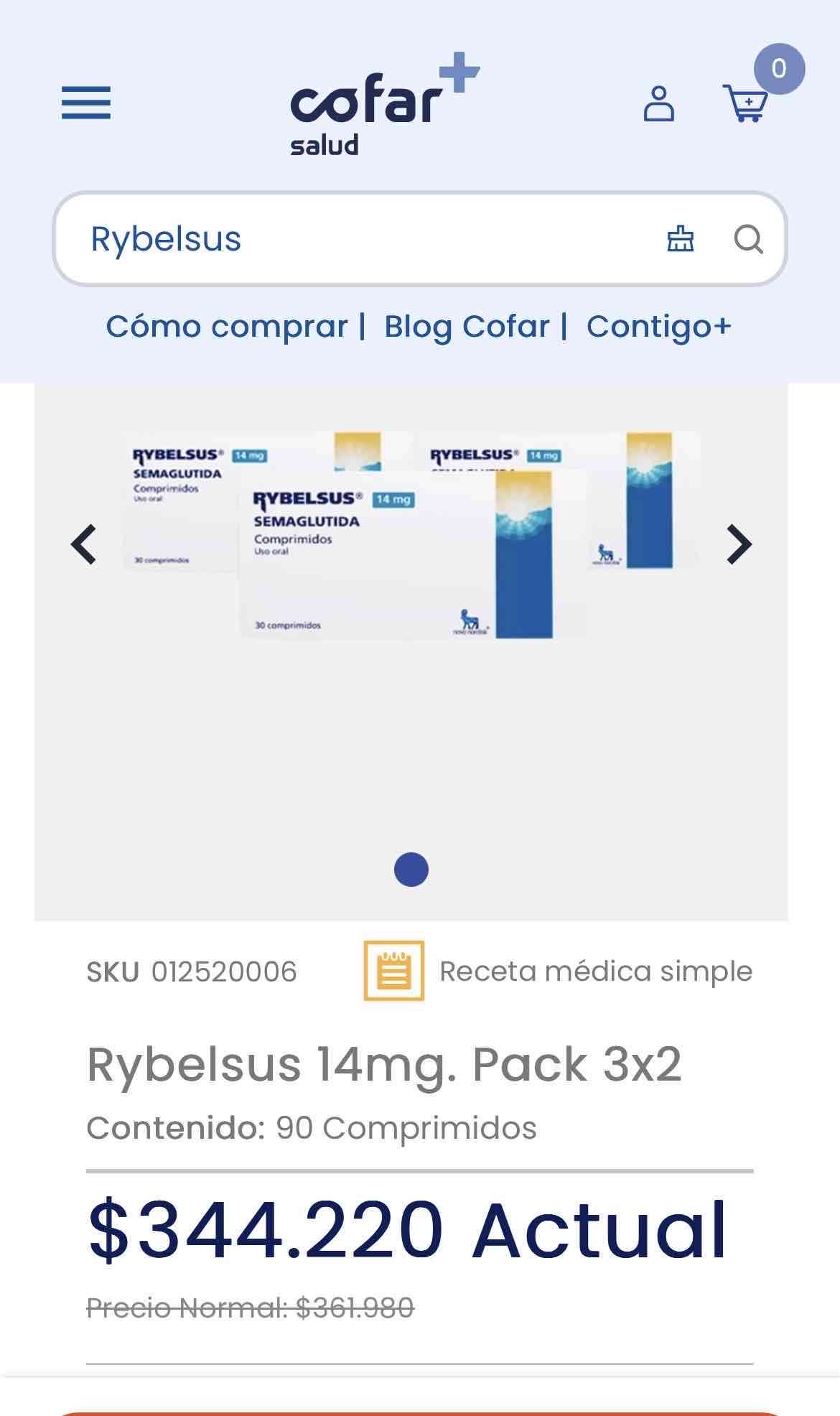 Rybelus Semaglutida 14 mg 30 comprimidos - miniatura 2