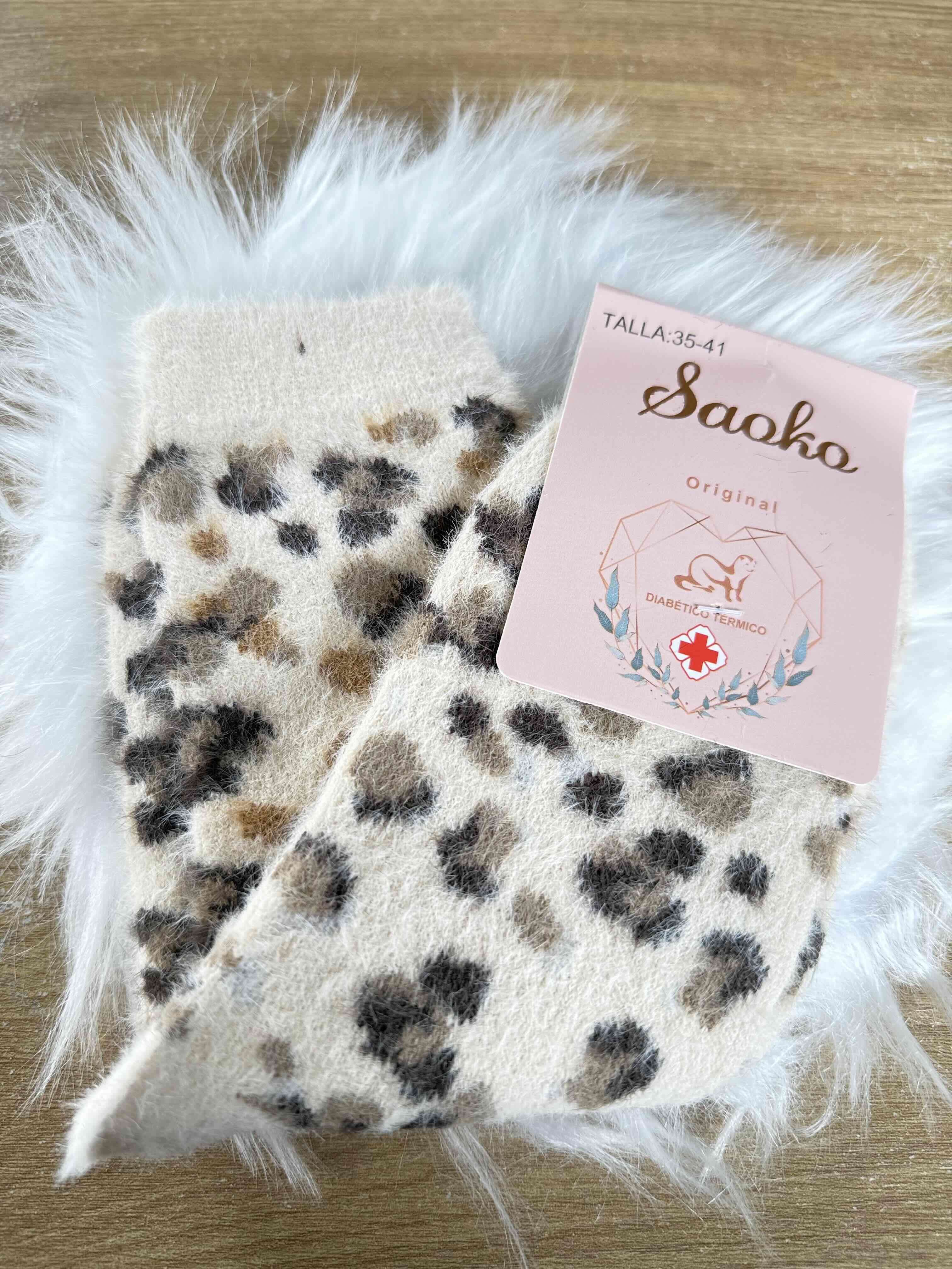 Calcetines de lana animal print - miniatura 2