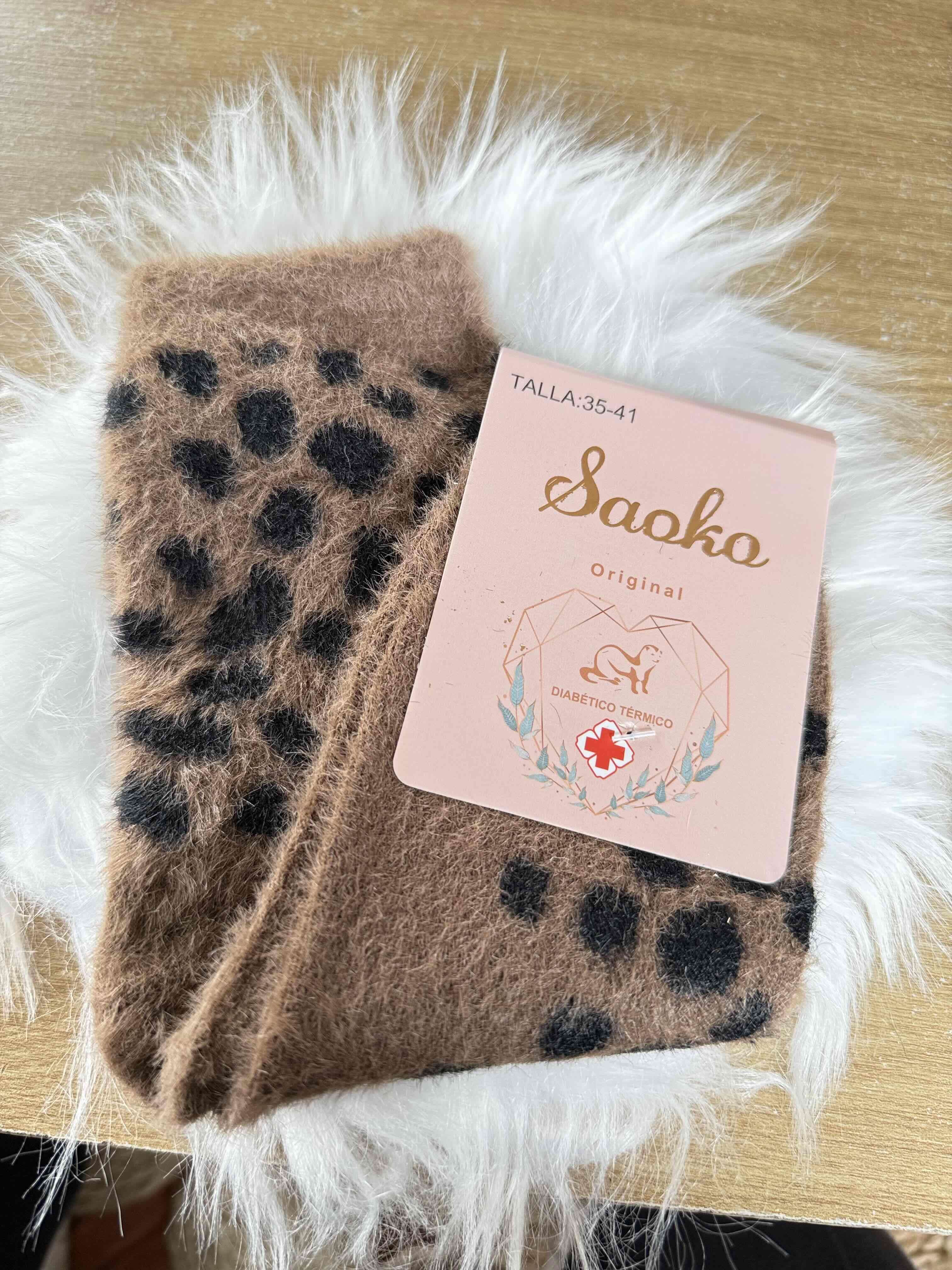 Calcetines de lana animal print - miniatura 3