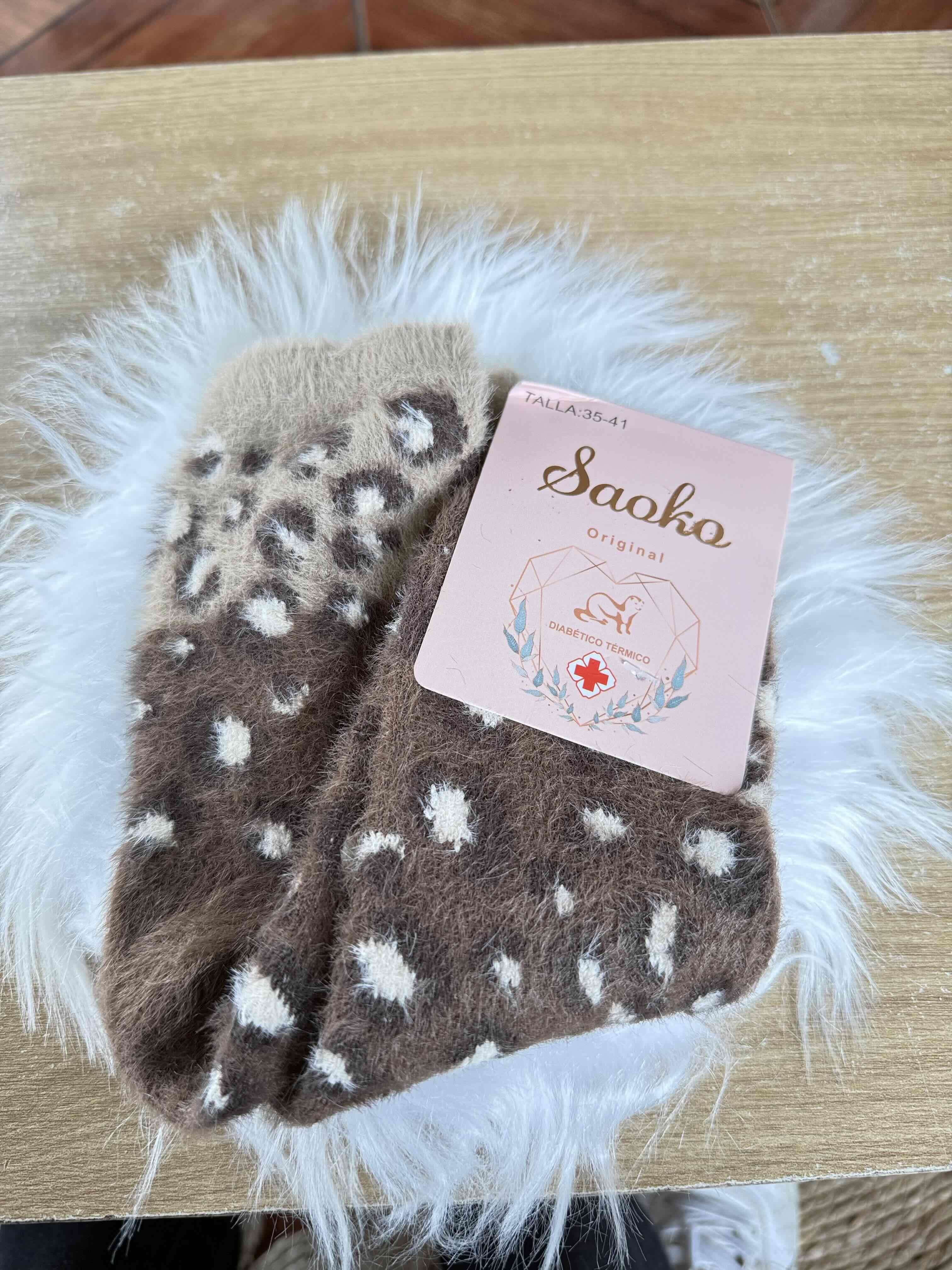 Calcetines de lana animal print - miniatura 4