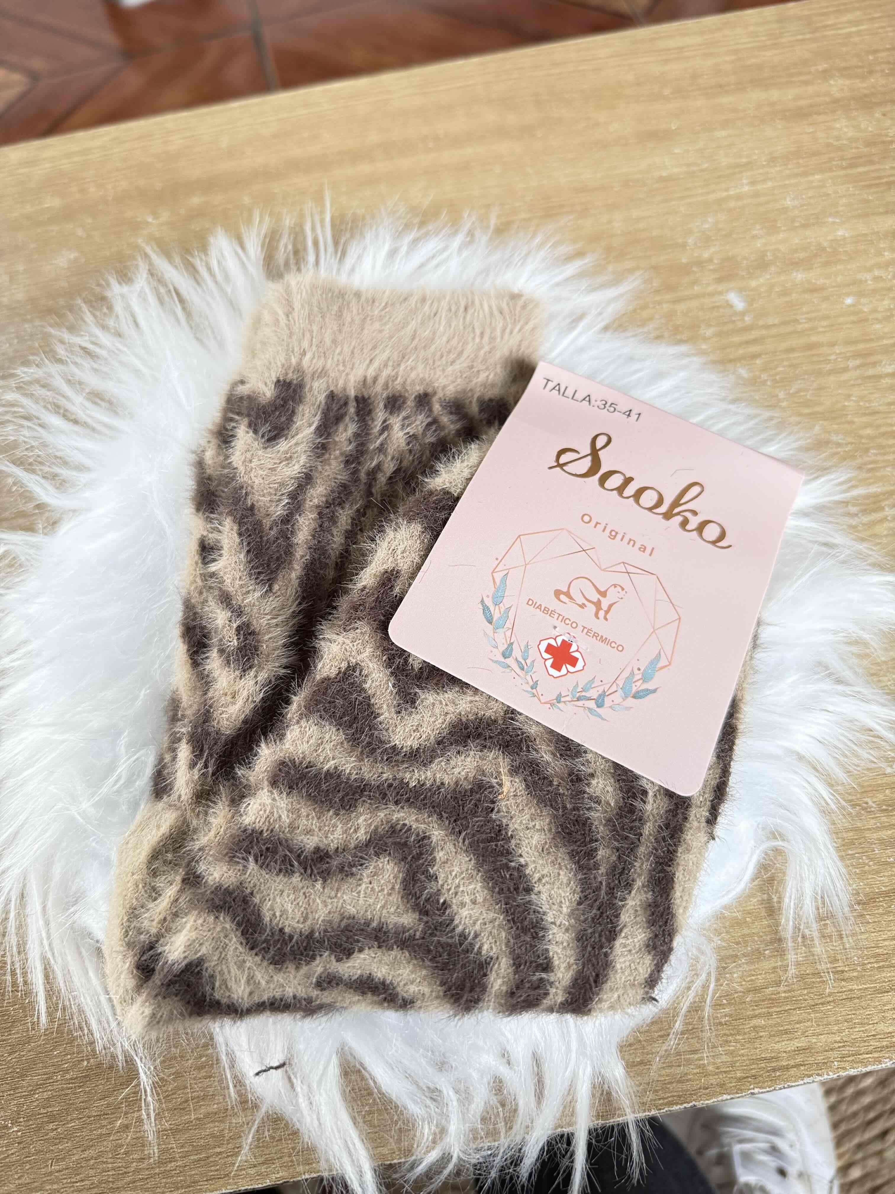 Calcetines de lana animal print - miniatura 5