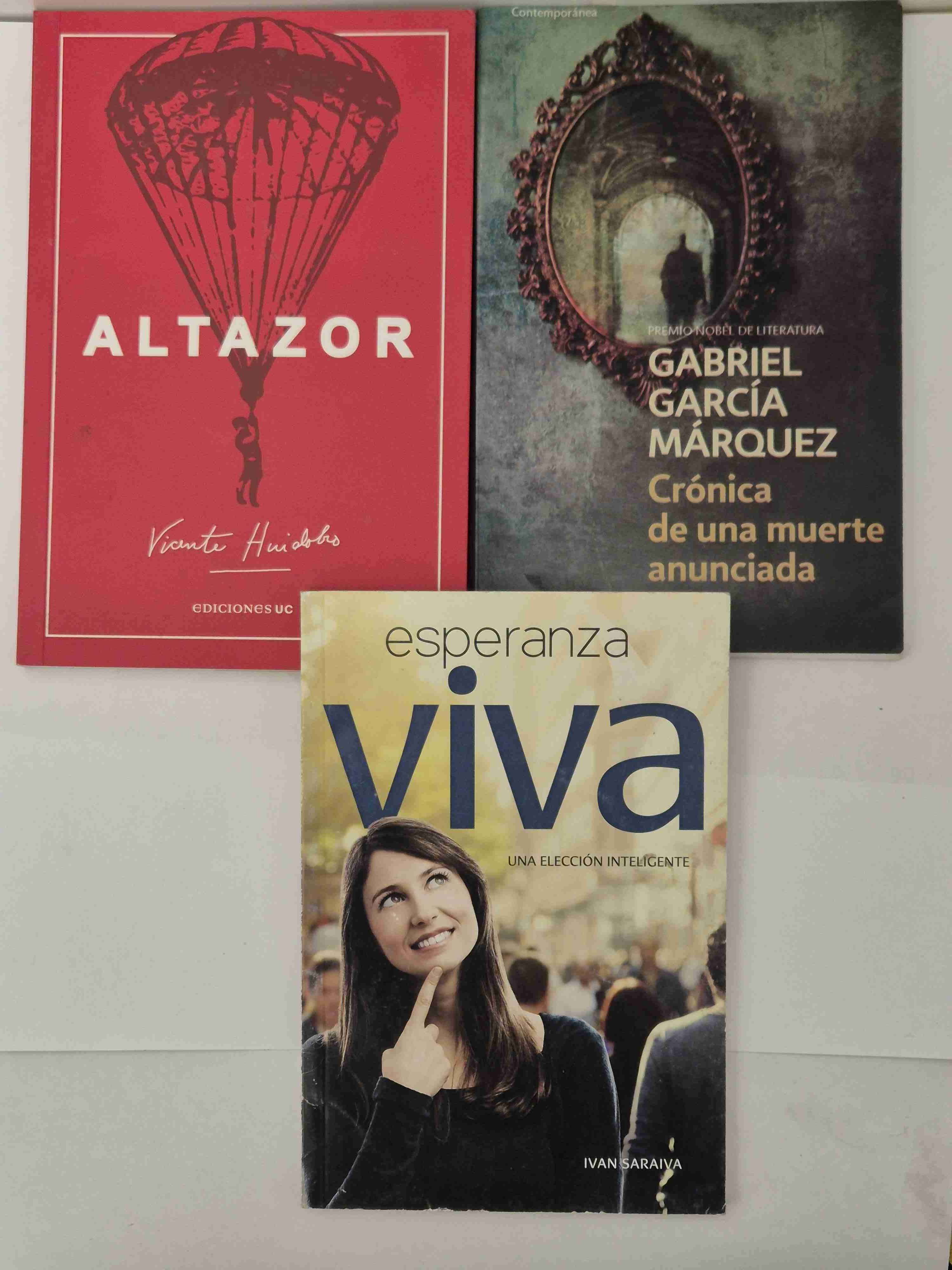 3 Libros Altazor / Crónica de una muerte anunciada - miniatura 1