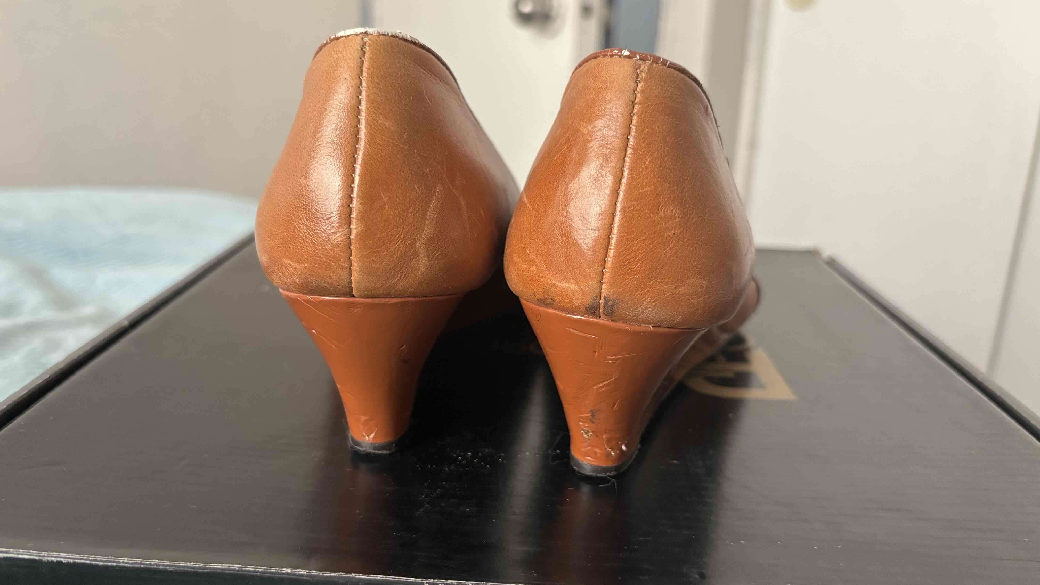 Zapatos de tacón café - miniatura 5