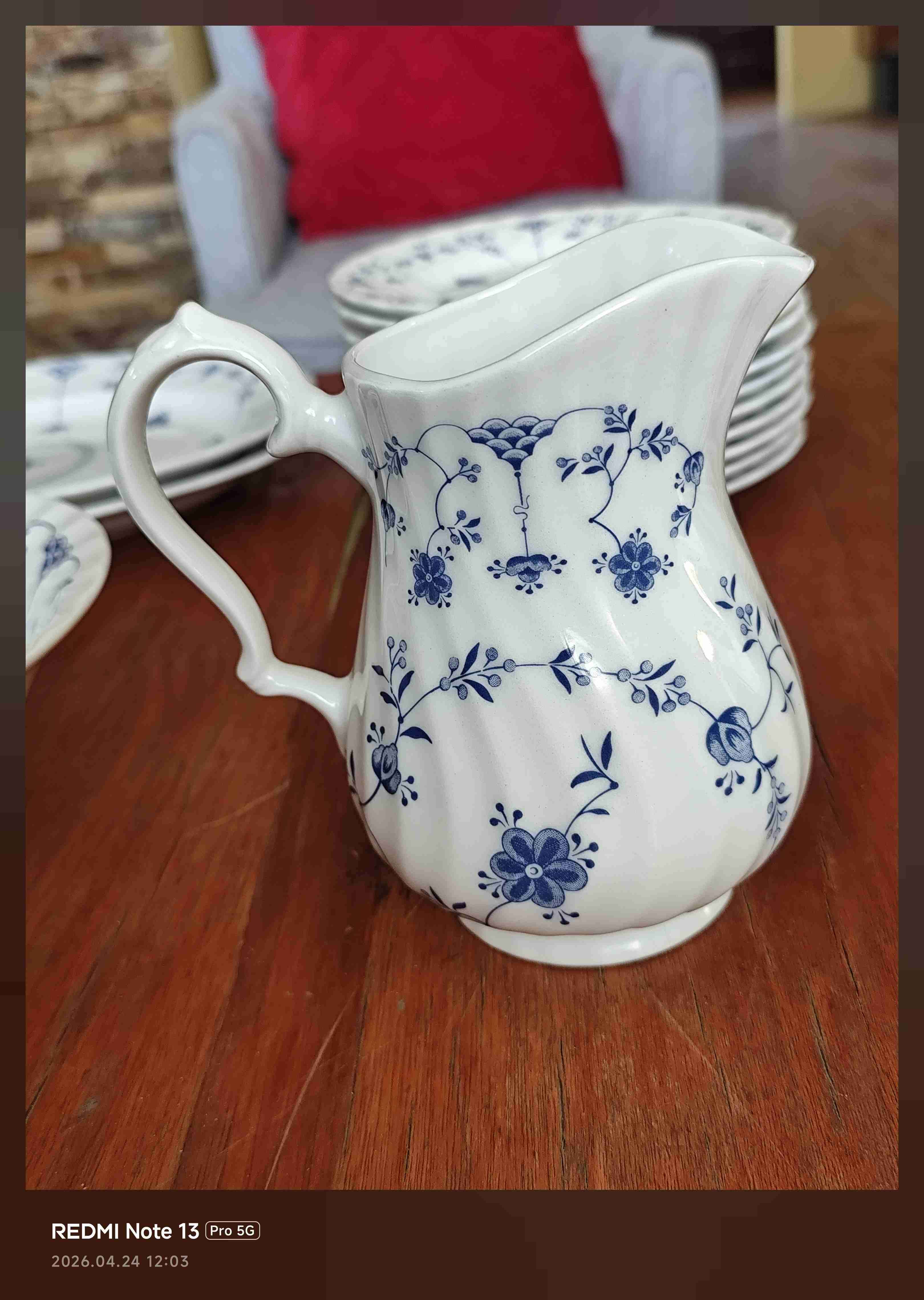 Tesoro Vintage: Juego Churchill Staffordshire Azul - miniatura 5