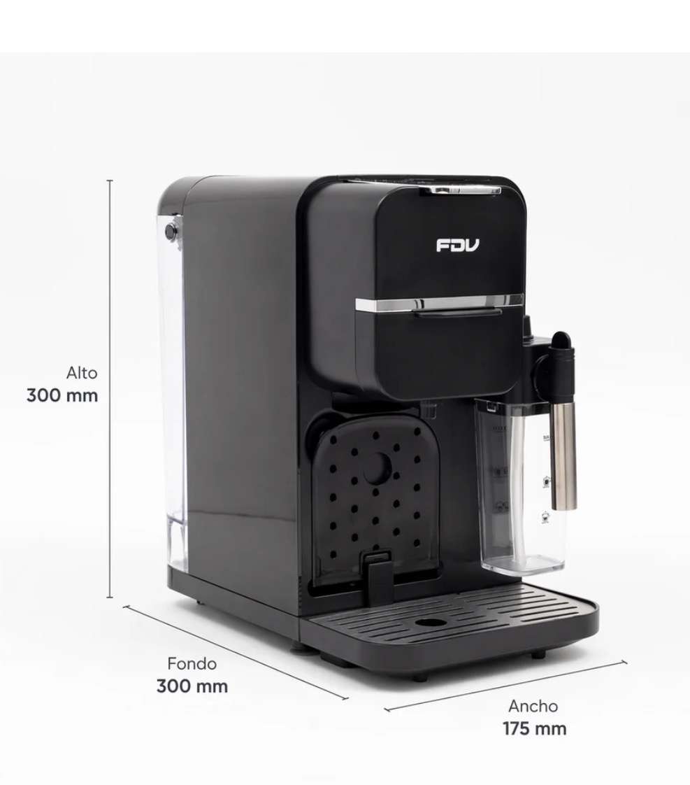 Cafetera espresso FDV negra Bellagio 4 en 1 - miniatura 3