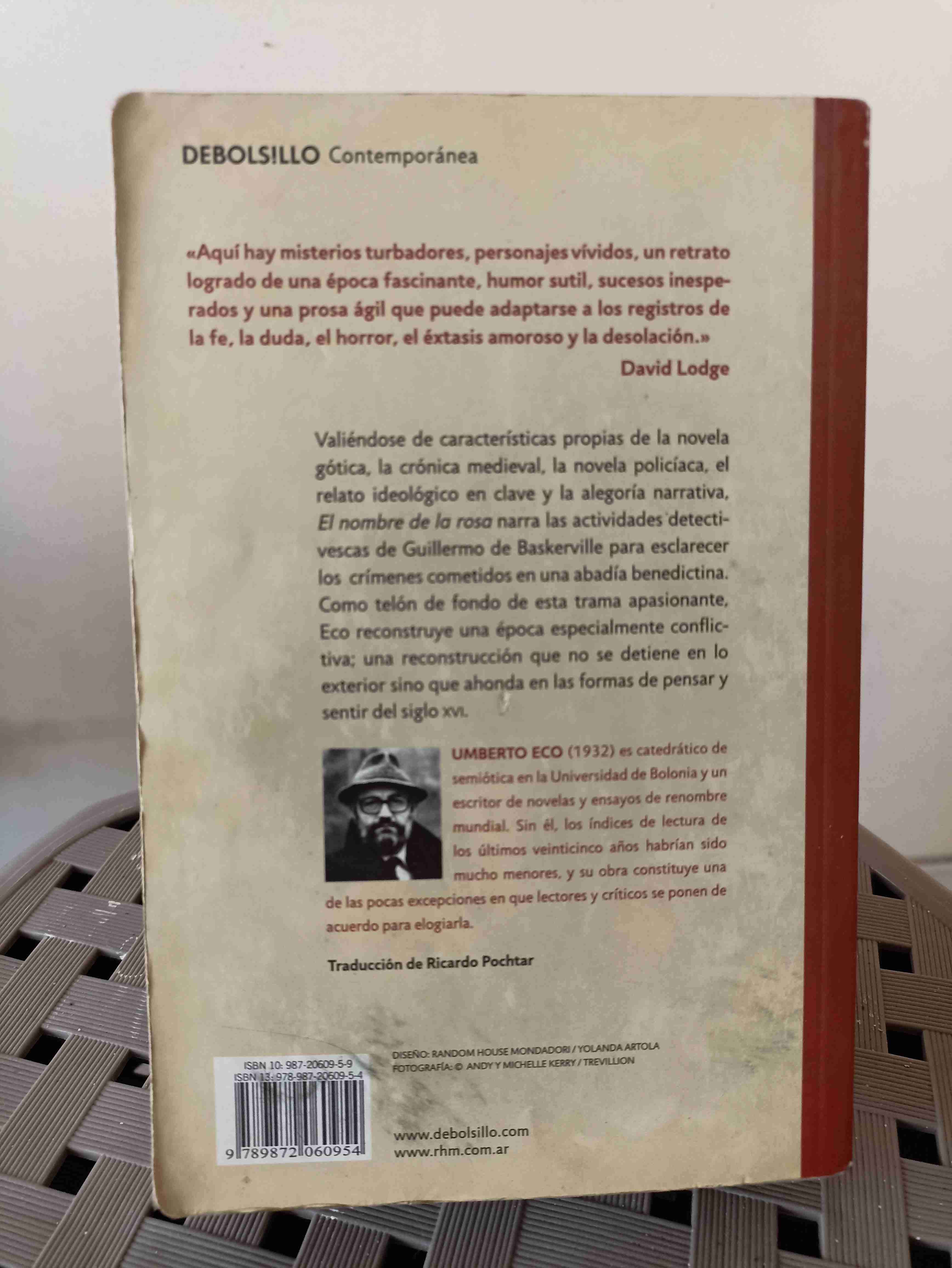 Libro 'El nombre de la rosa' Umberto Eco - miniatura 3