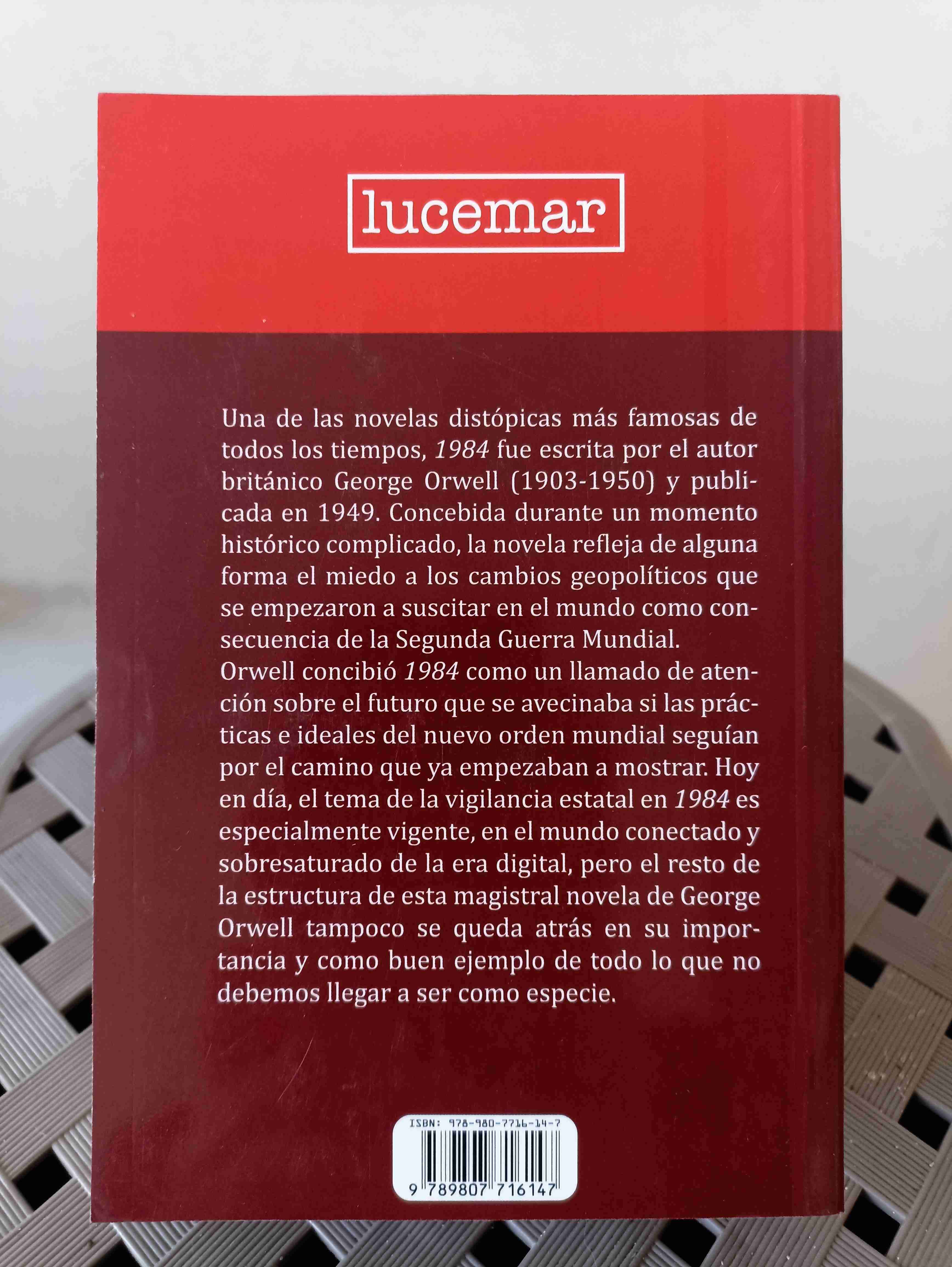 Libro '1984' de George Orwell - miniatura 3