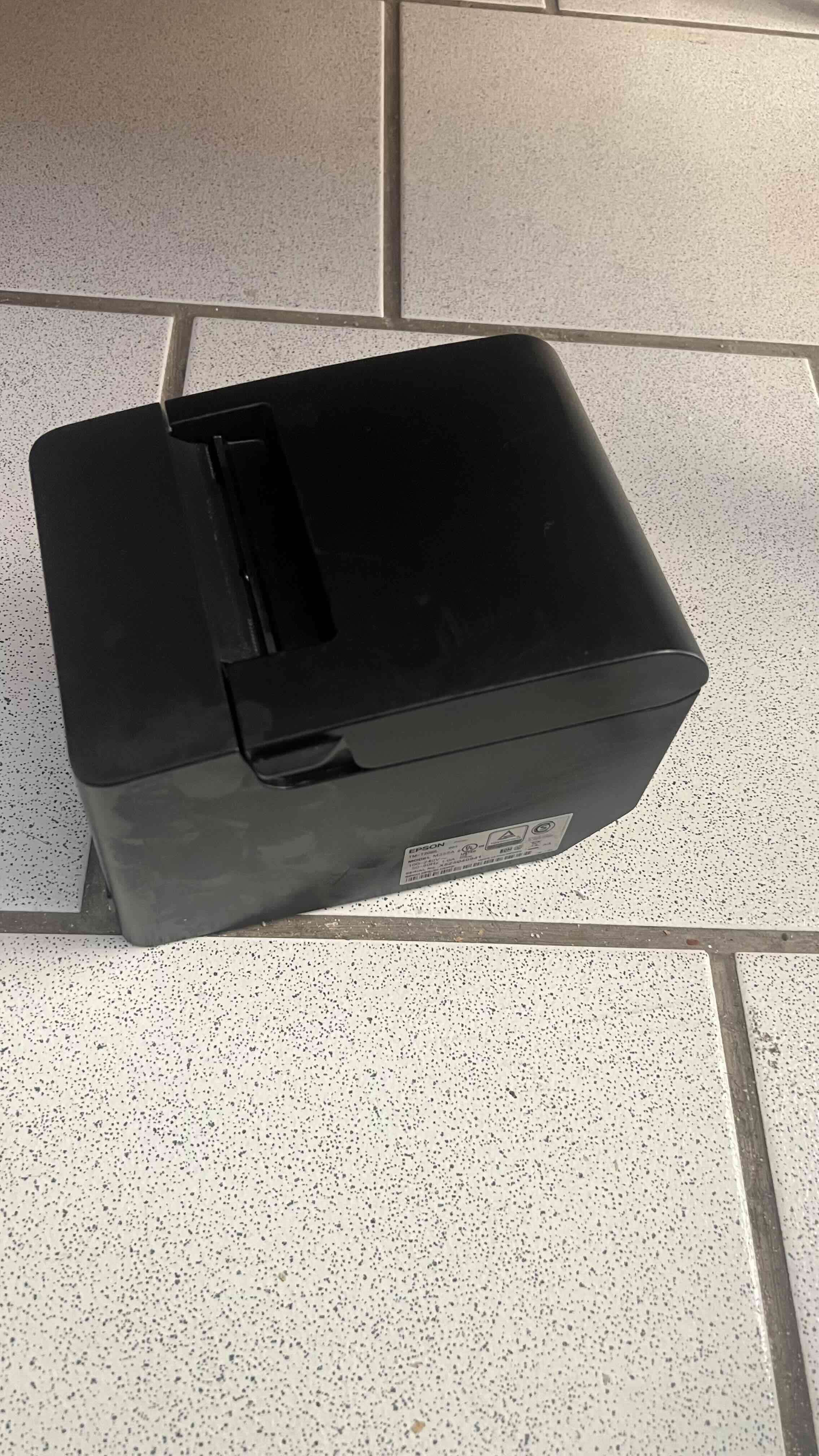 Impresora térmica Epson negra - miniatura 2