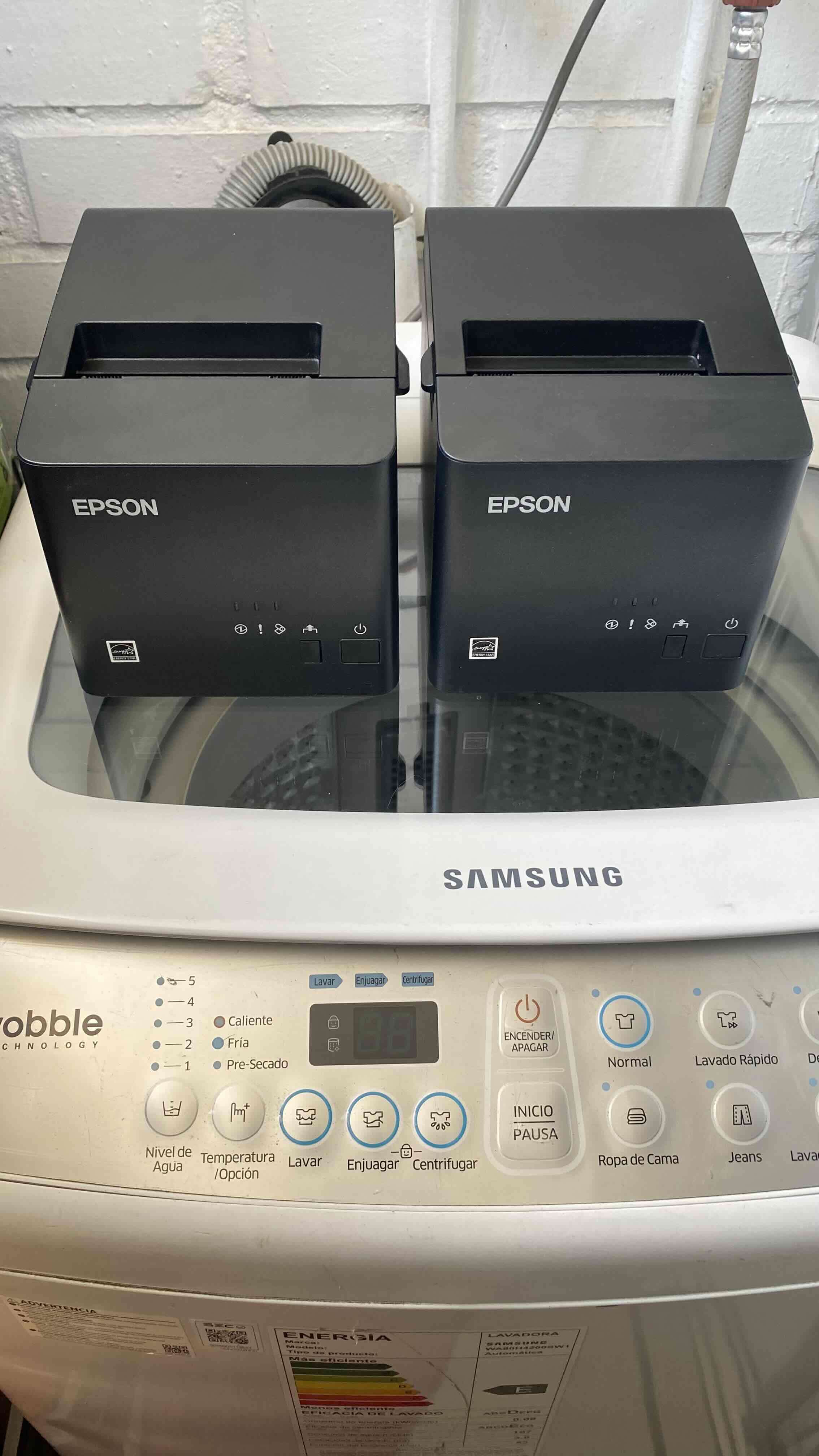 Impresora térmica Epson negra - miniatura 4