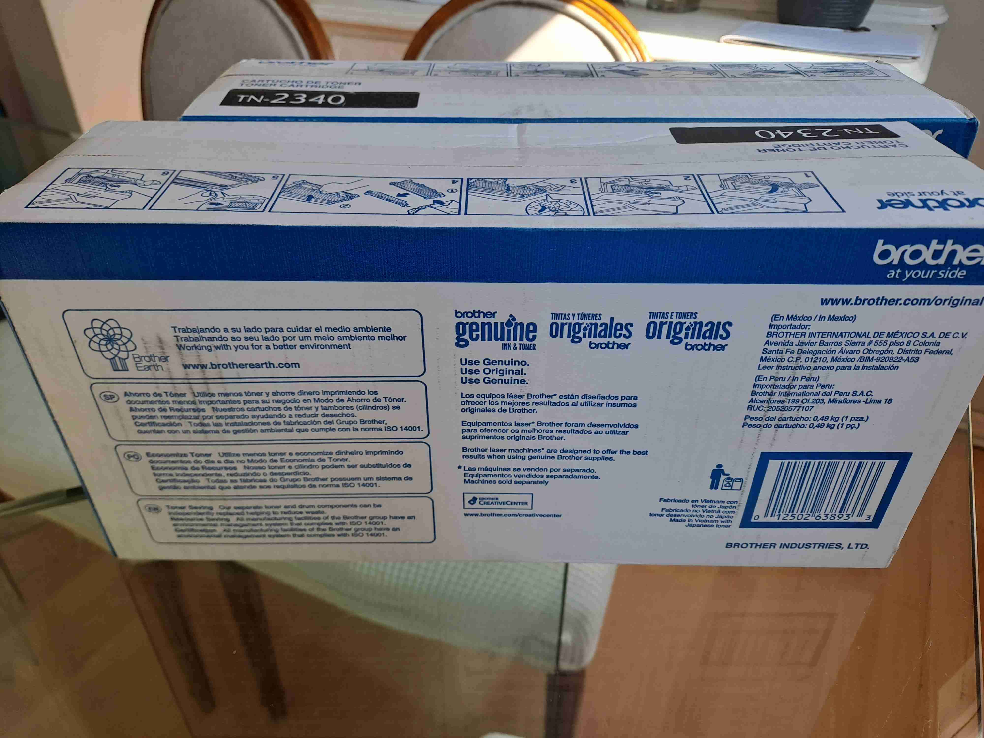 Cartuchos de toner Brother TN-2340 - miniatura 2