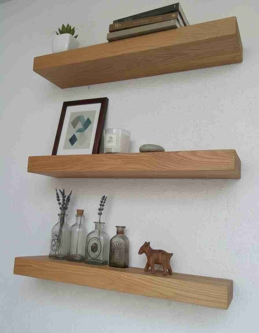 Estantes flotantes de madera - miniatura 5