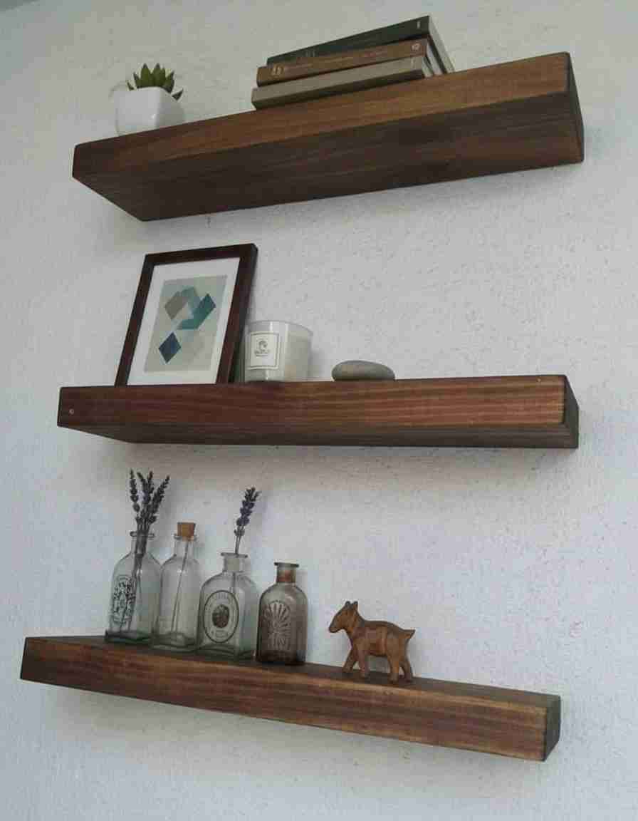 Estantes flotantes de madera - miniatura 6