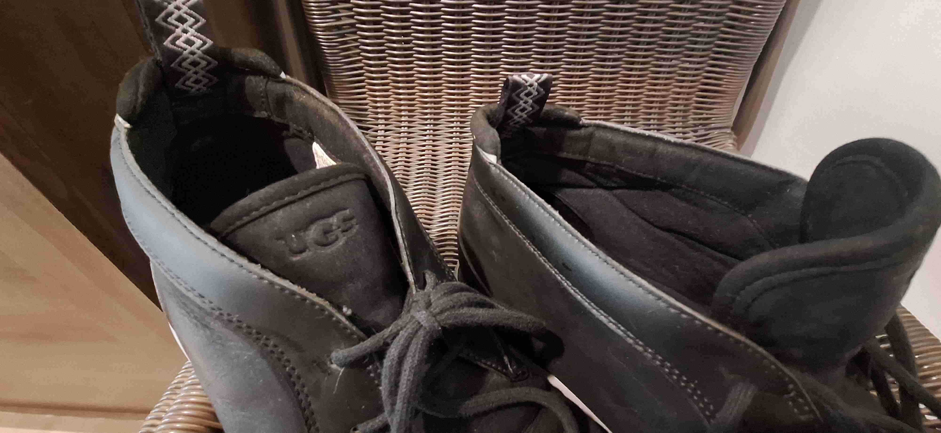 Botines de cuero negro UGG 43 - miniatura 2