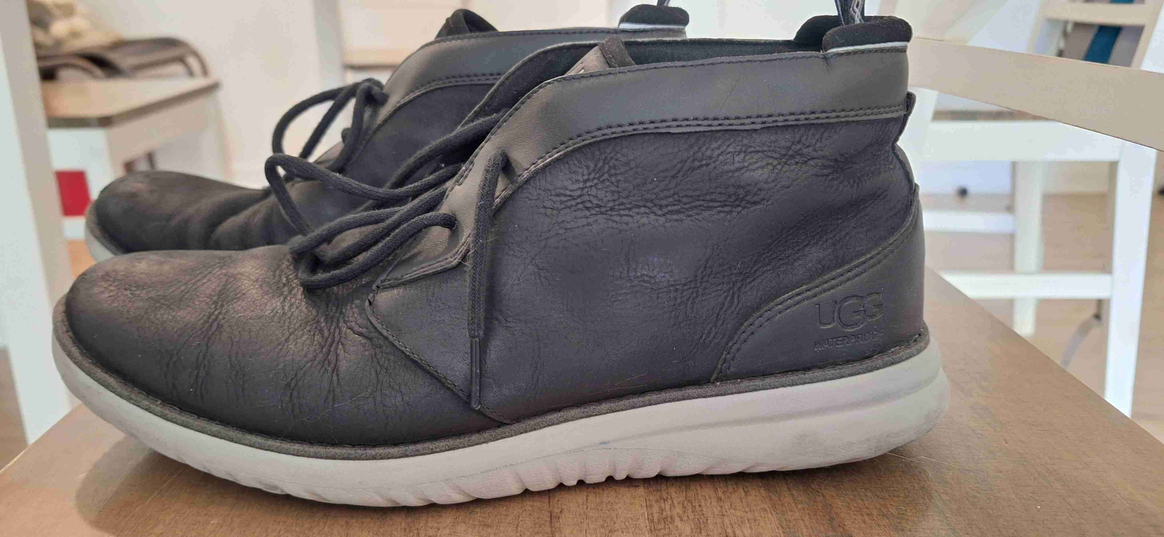 Botines de cuero negro UGG 43 - miniatura 4