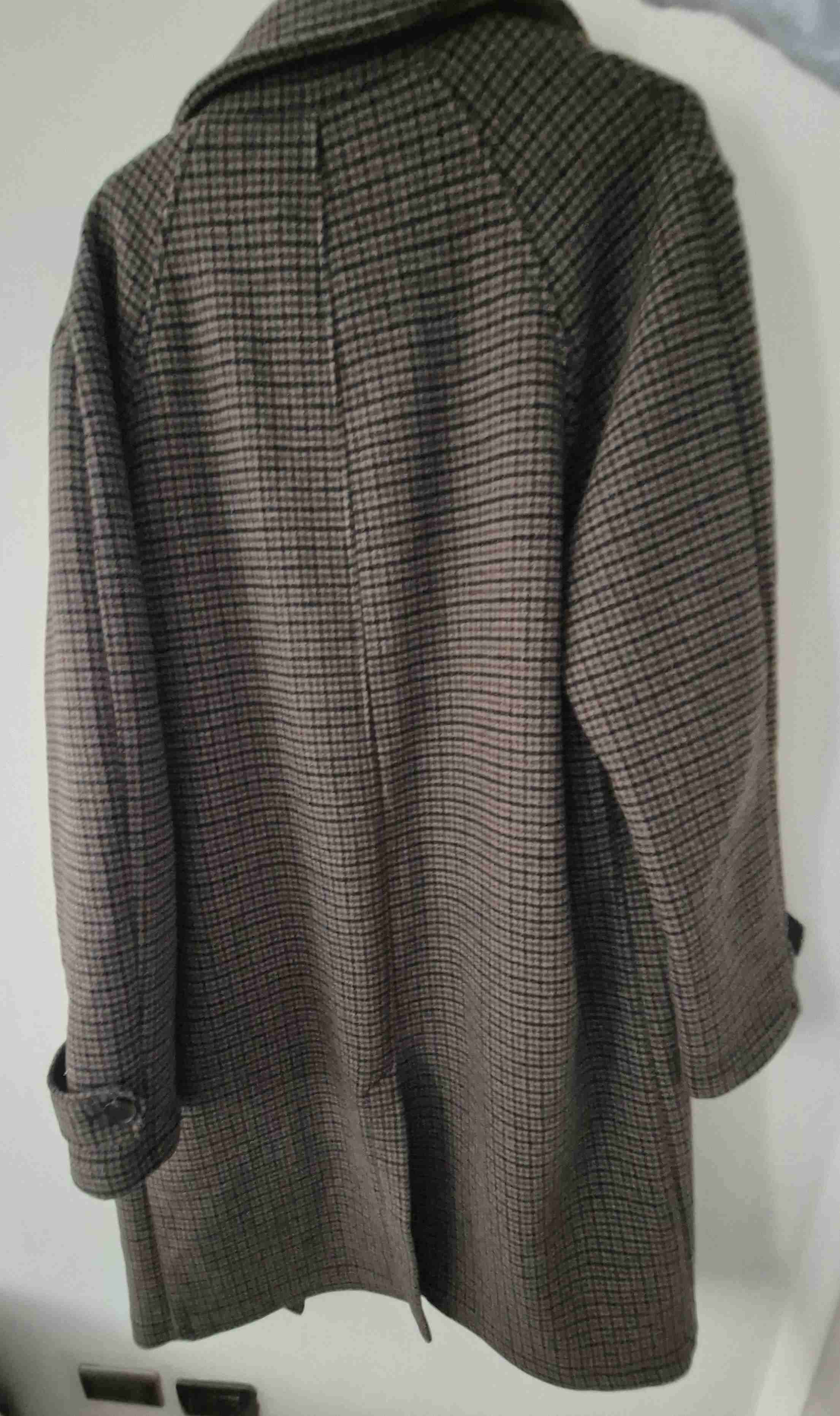 Abrigo de lana a cuadros - miniatura 2