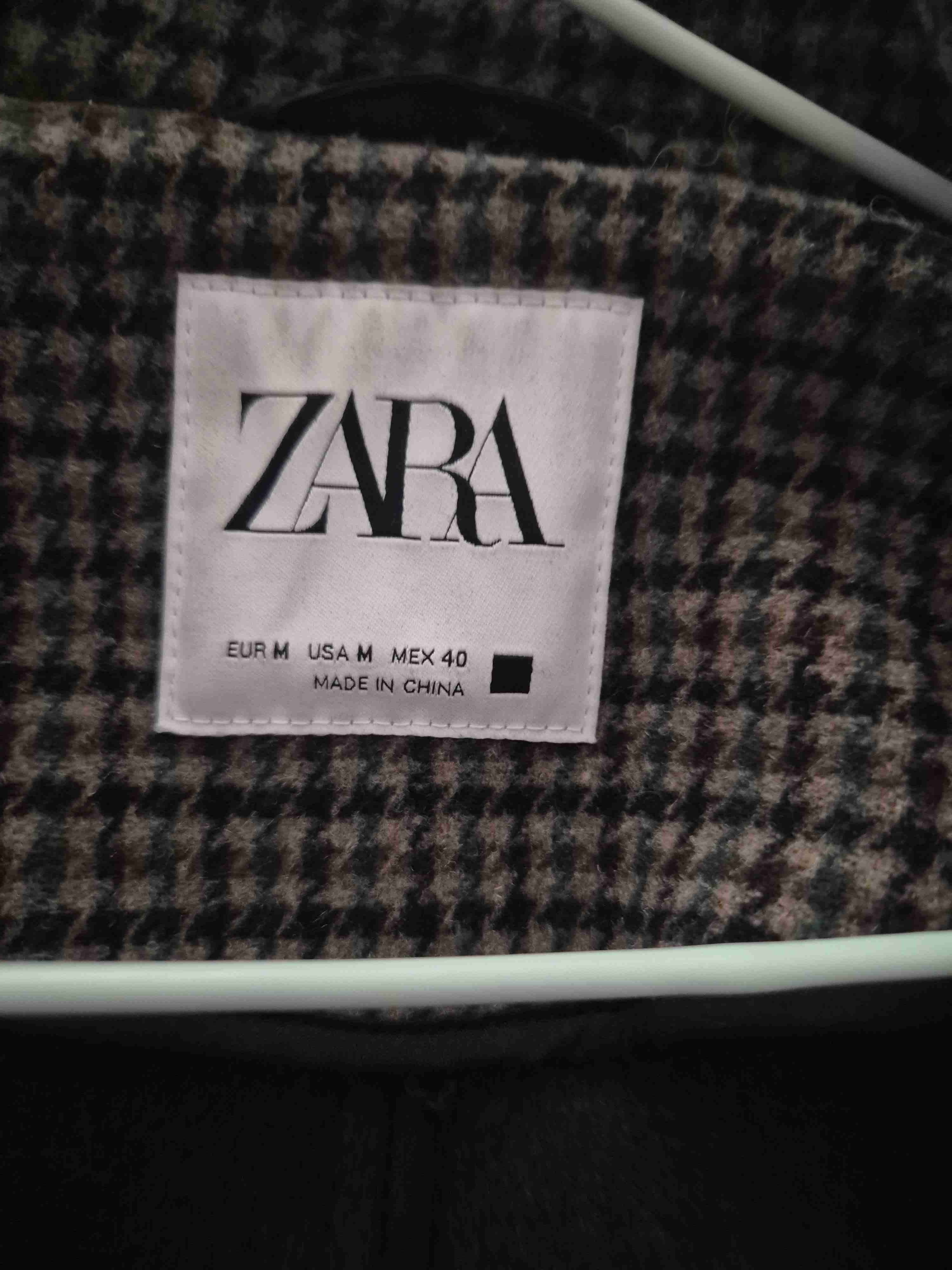 Abrigo de lana a cuadros - miniatura 3