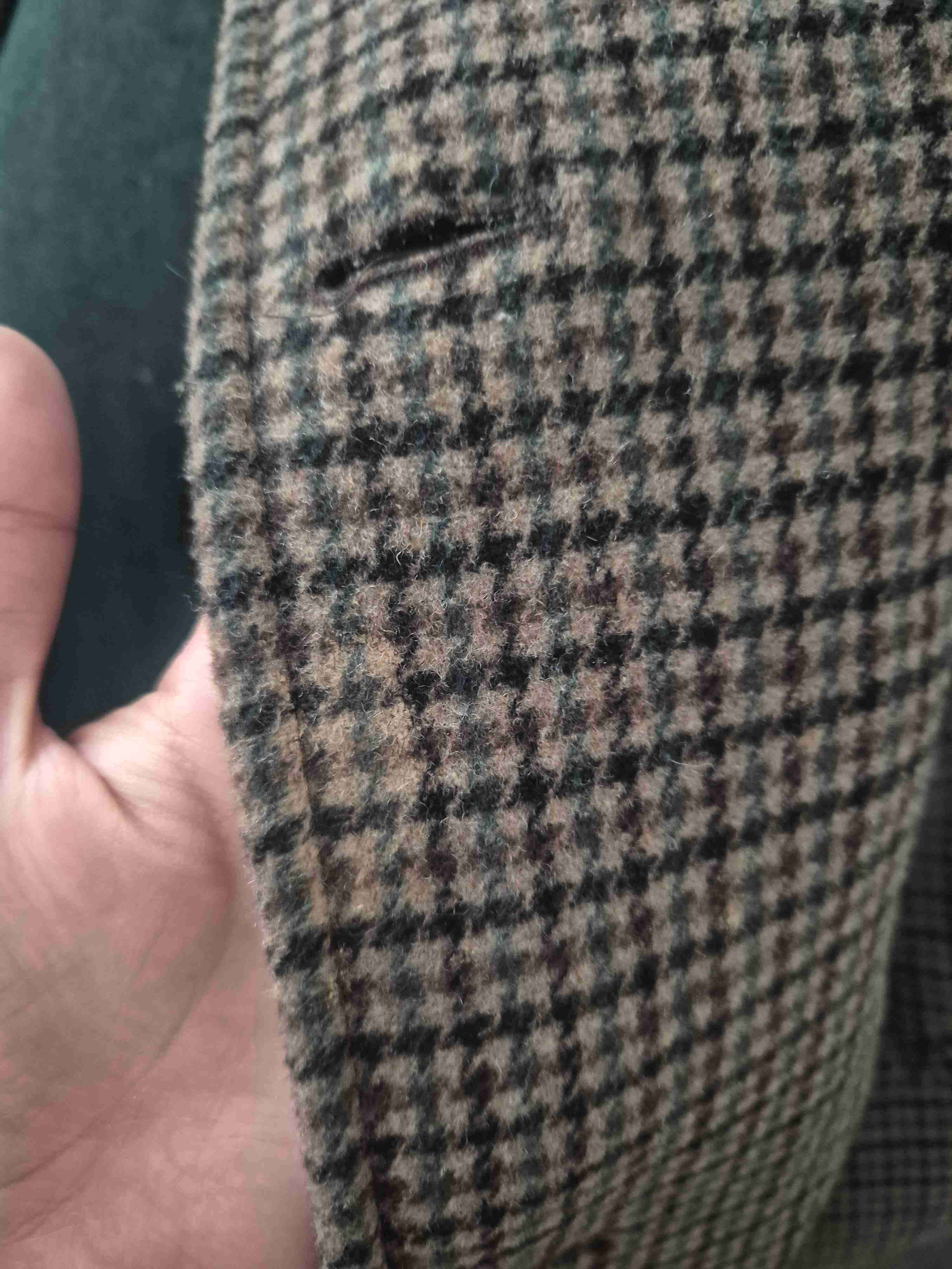 Abrigo de lana a cuadros - miniatura 4