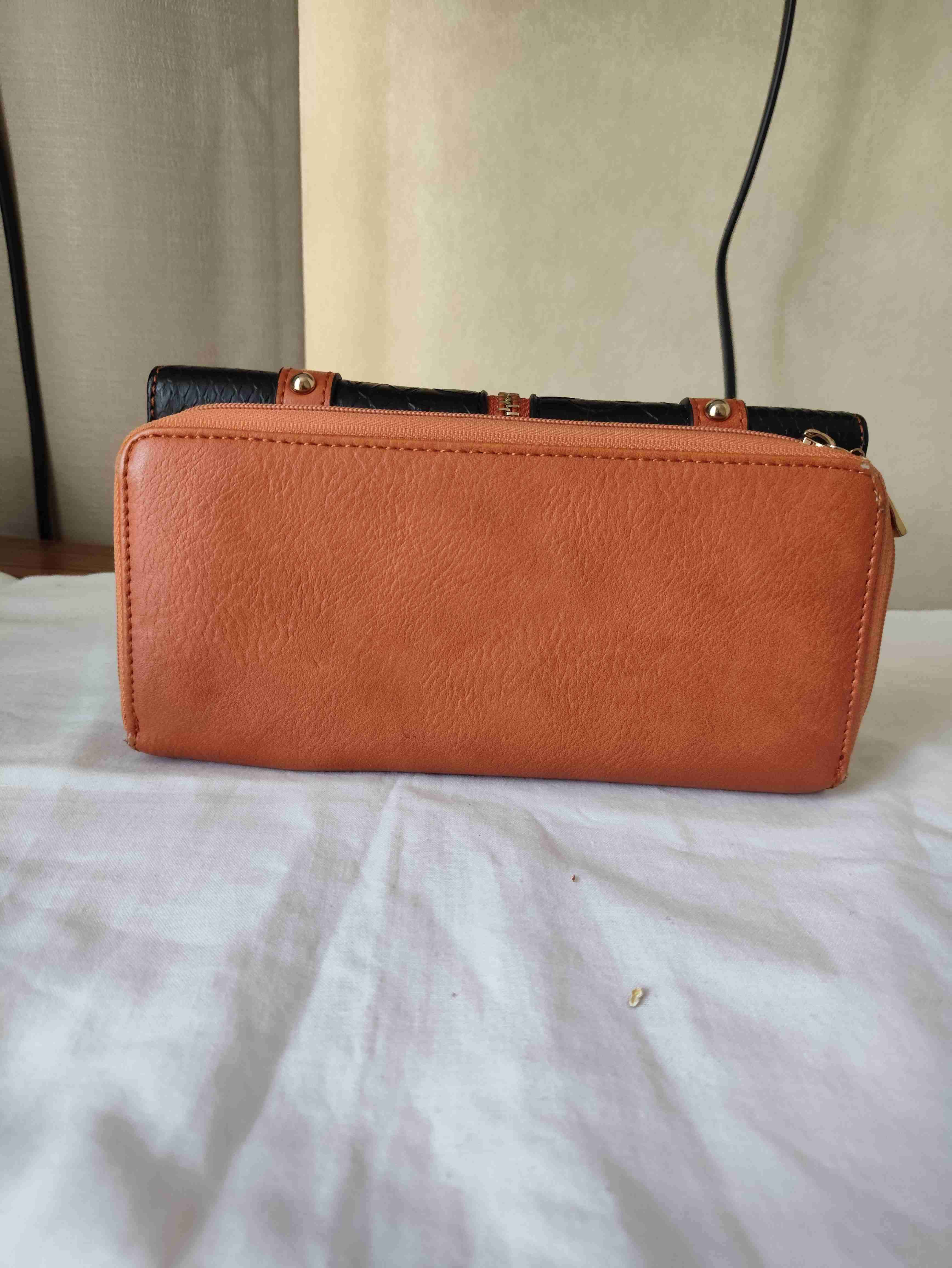 Cartera pequeña negra y marrón - miniatura 2