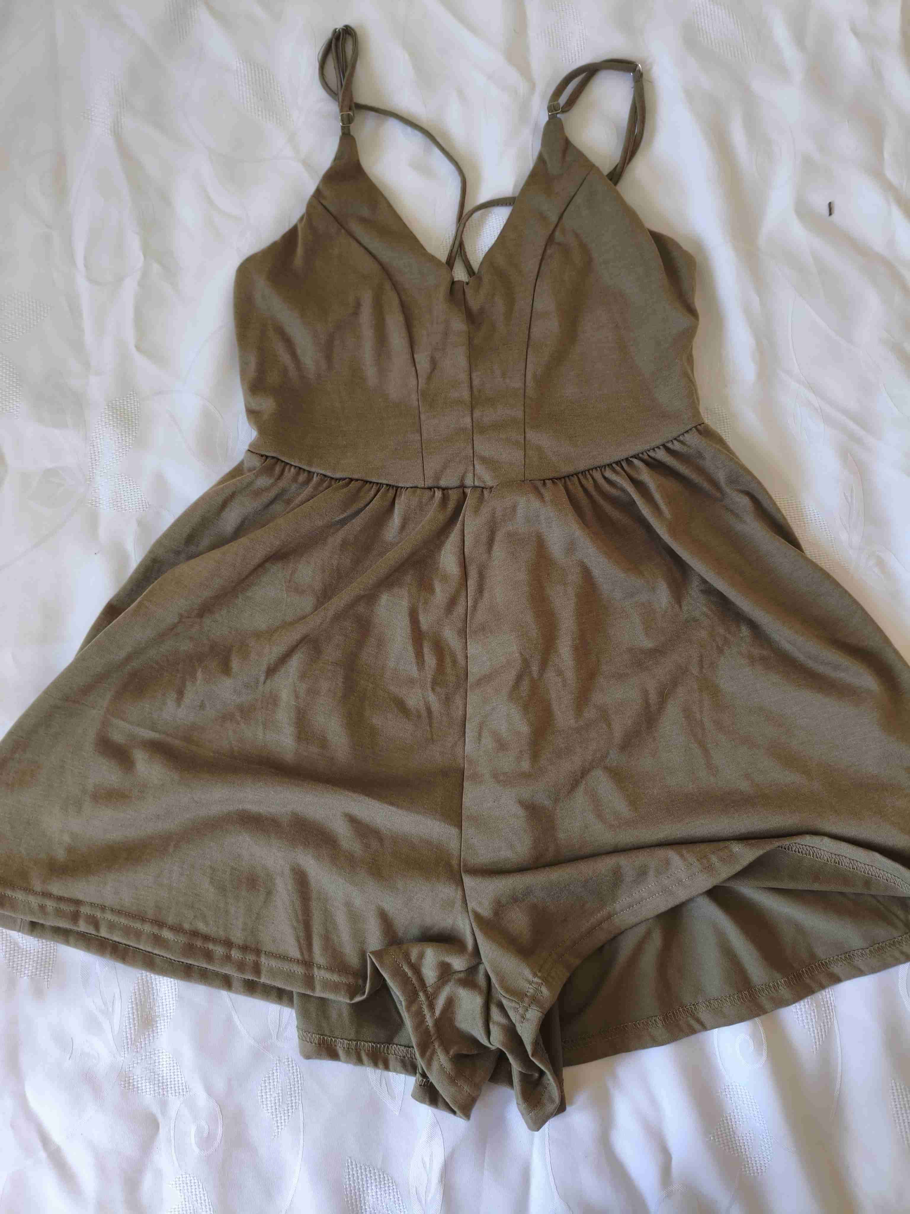 Enterito corto verde musgo