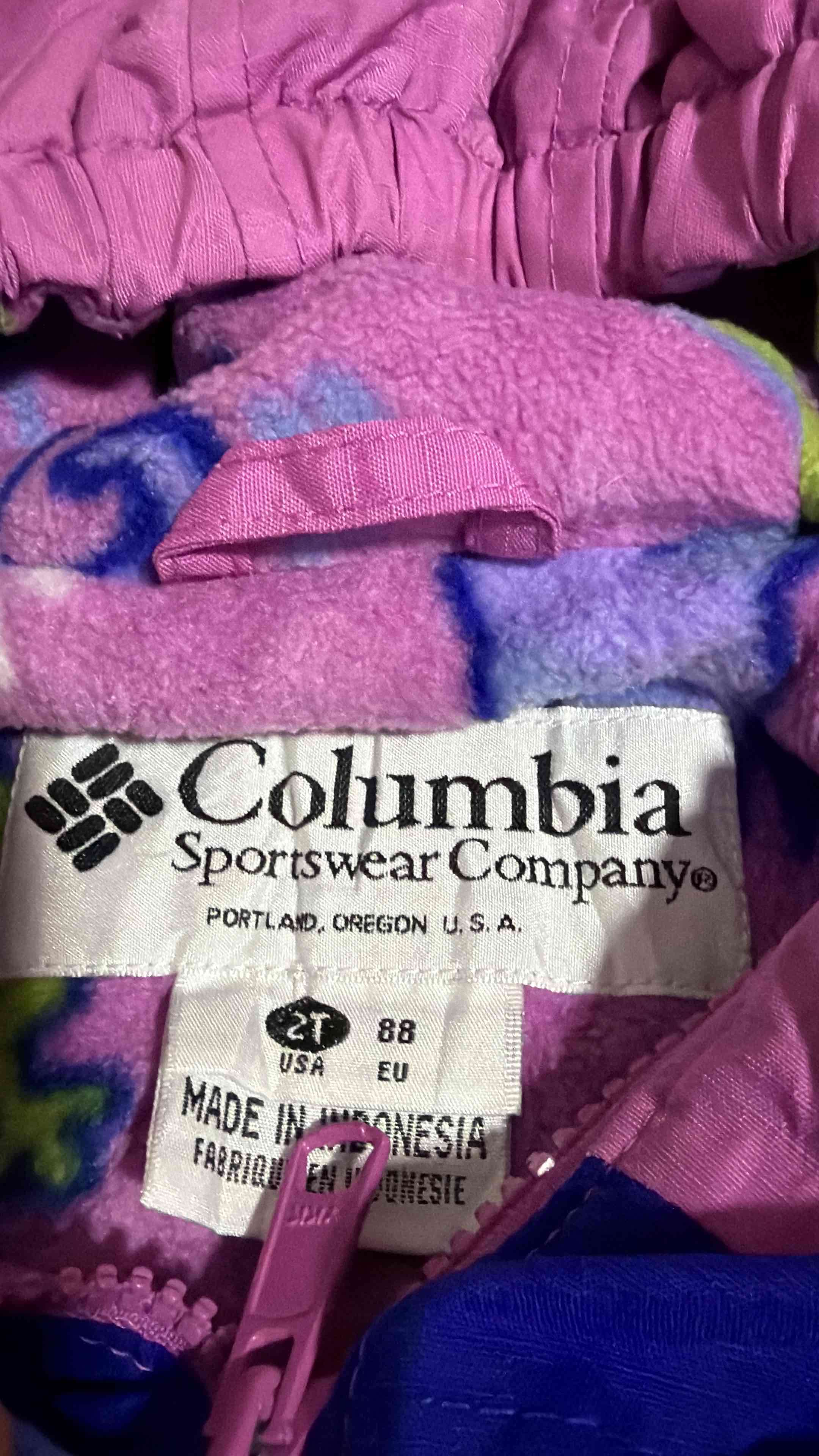 Enterito Columbia niño morado - miniatura 3