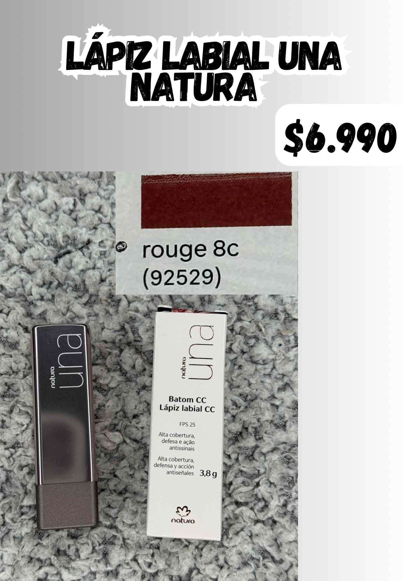 Lápiz labial Natura rouge 8c