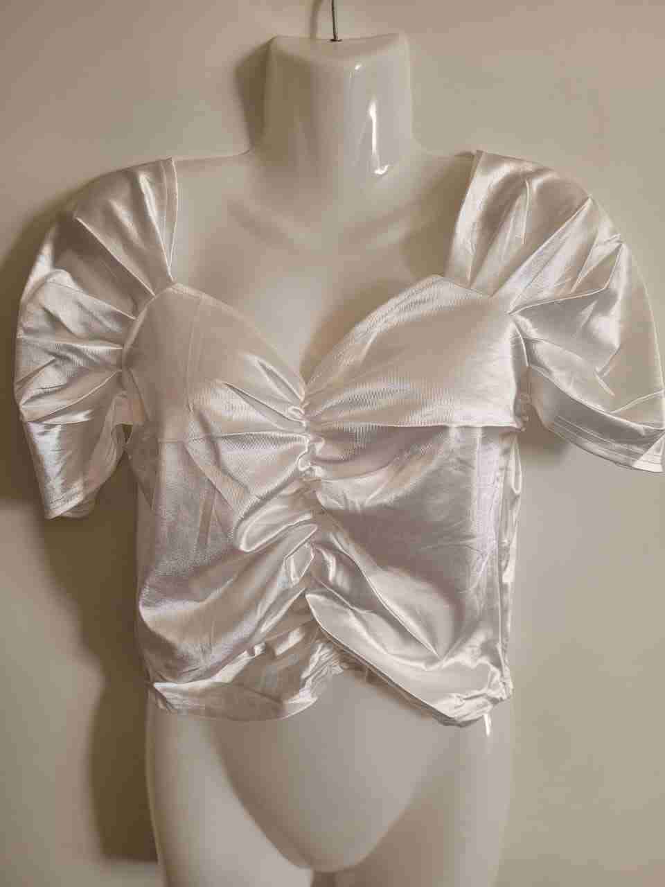 Blusa  de satén elásticado - miniatura 1