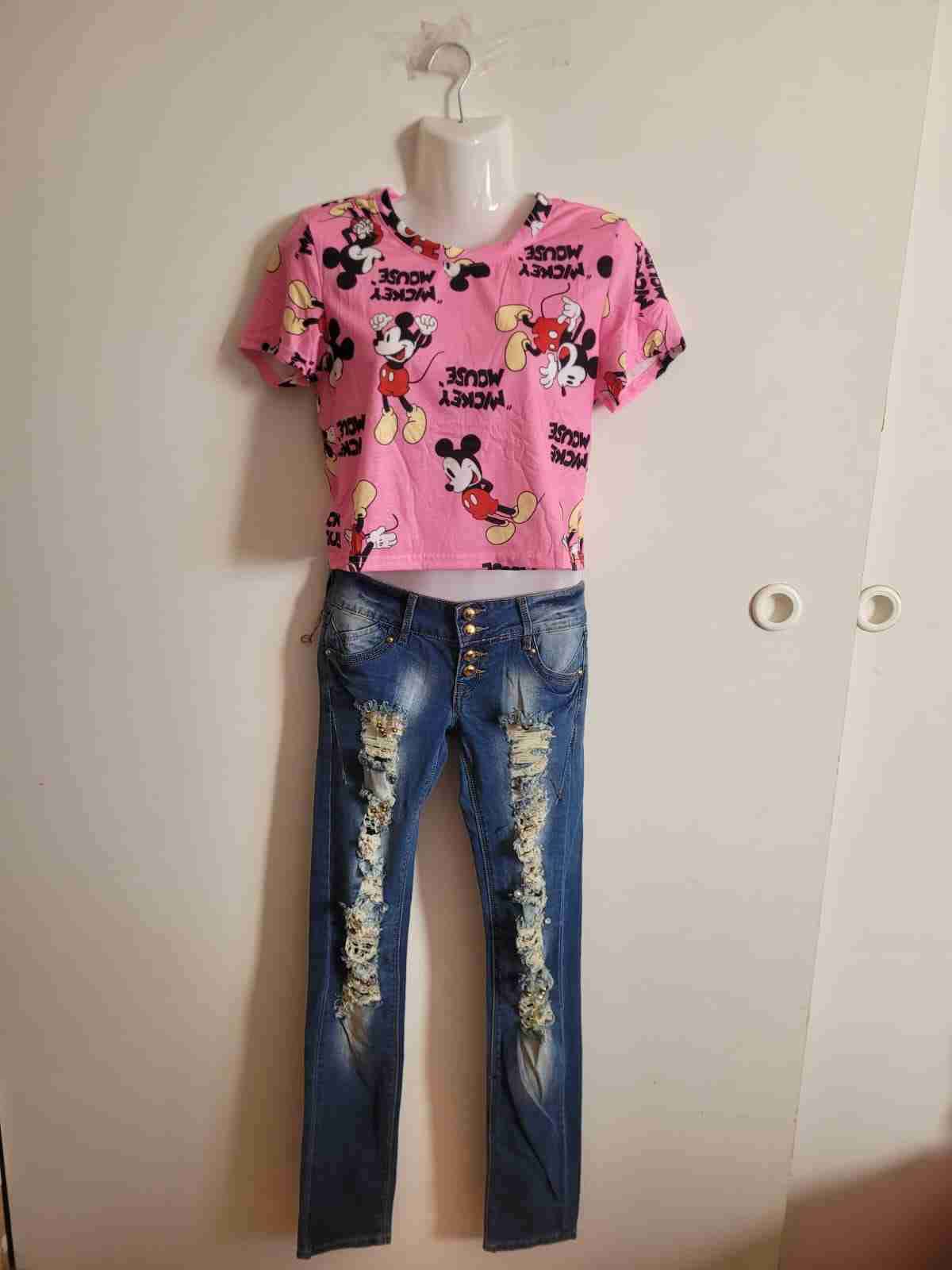 Blusa  de satén elásticado - miniatura 6