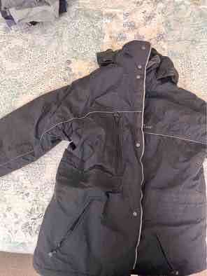 Parka negra impermeable Ljekvik - miniatura 2