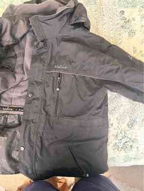 Parka negra impermeable Ljekvik - miniatura 3