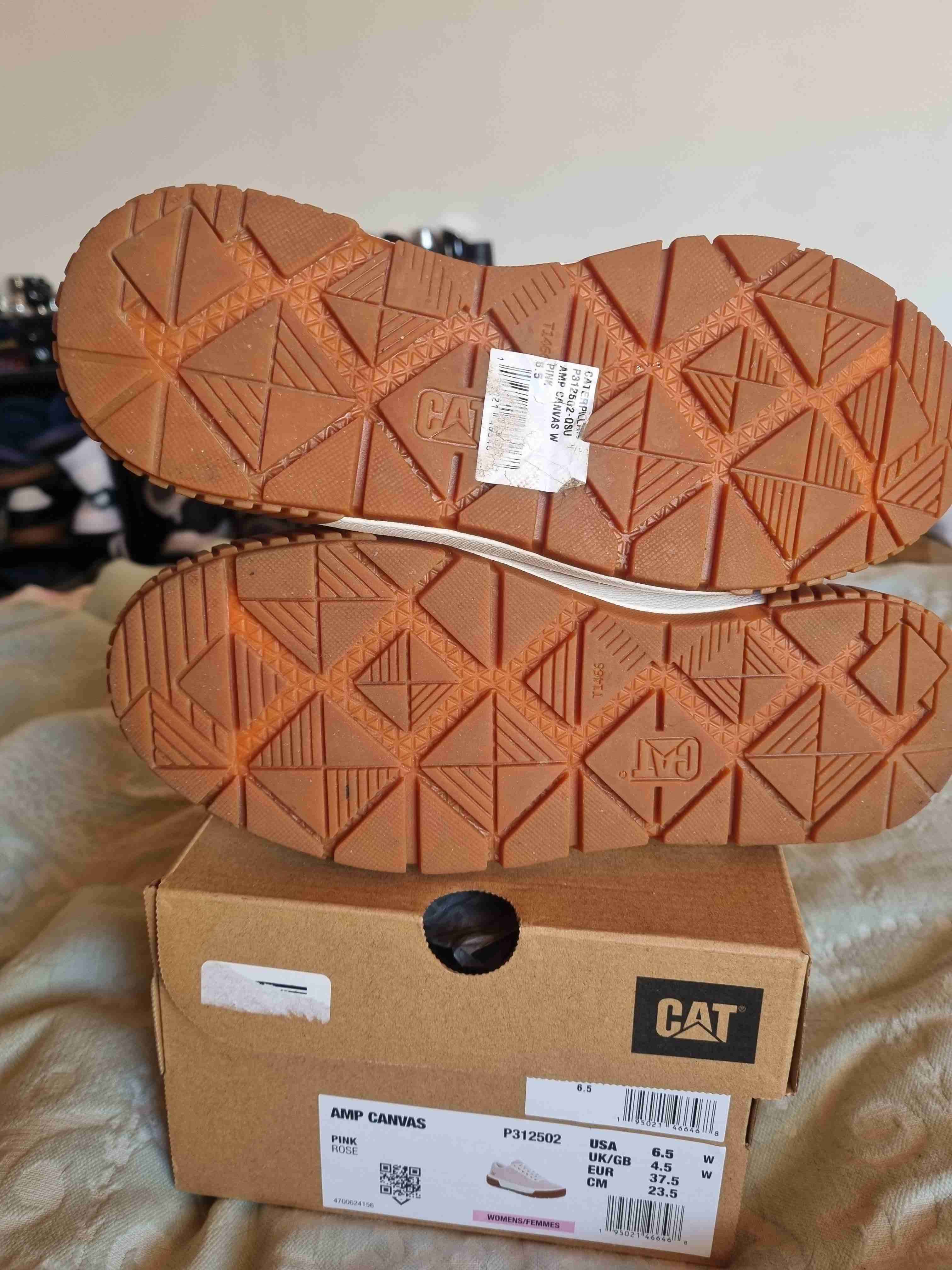 Zapatillas CAT canvas rosadas - miniatura 3