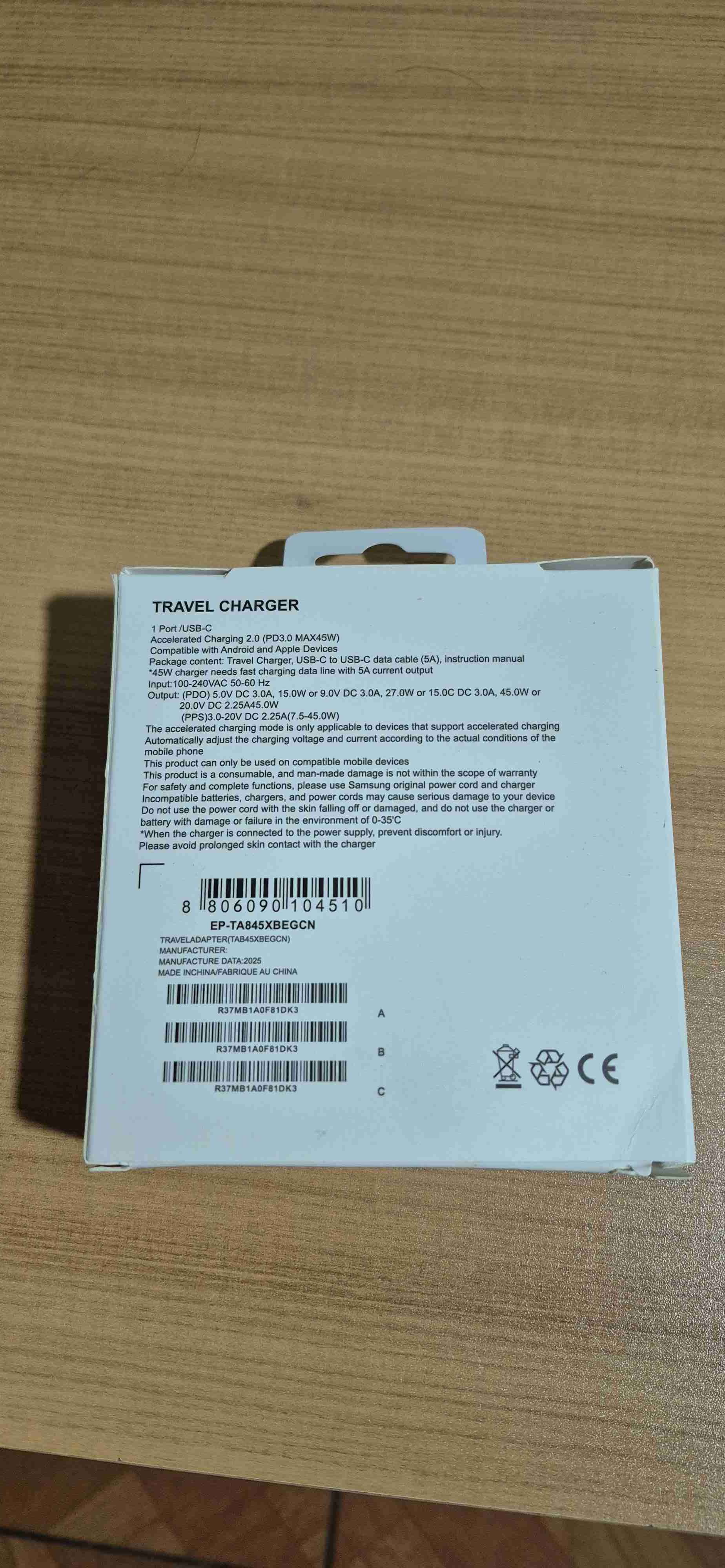 Cargador Samsung 45W PD - miniatura 2