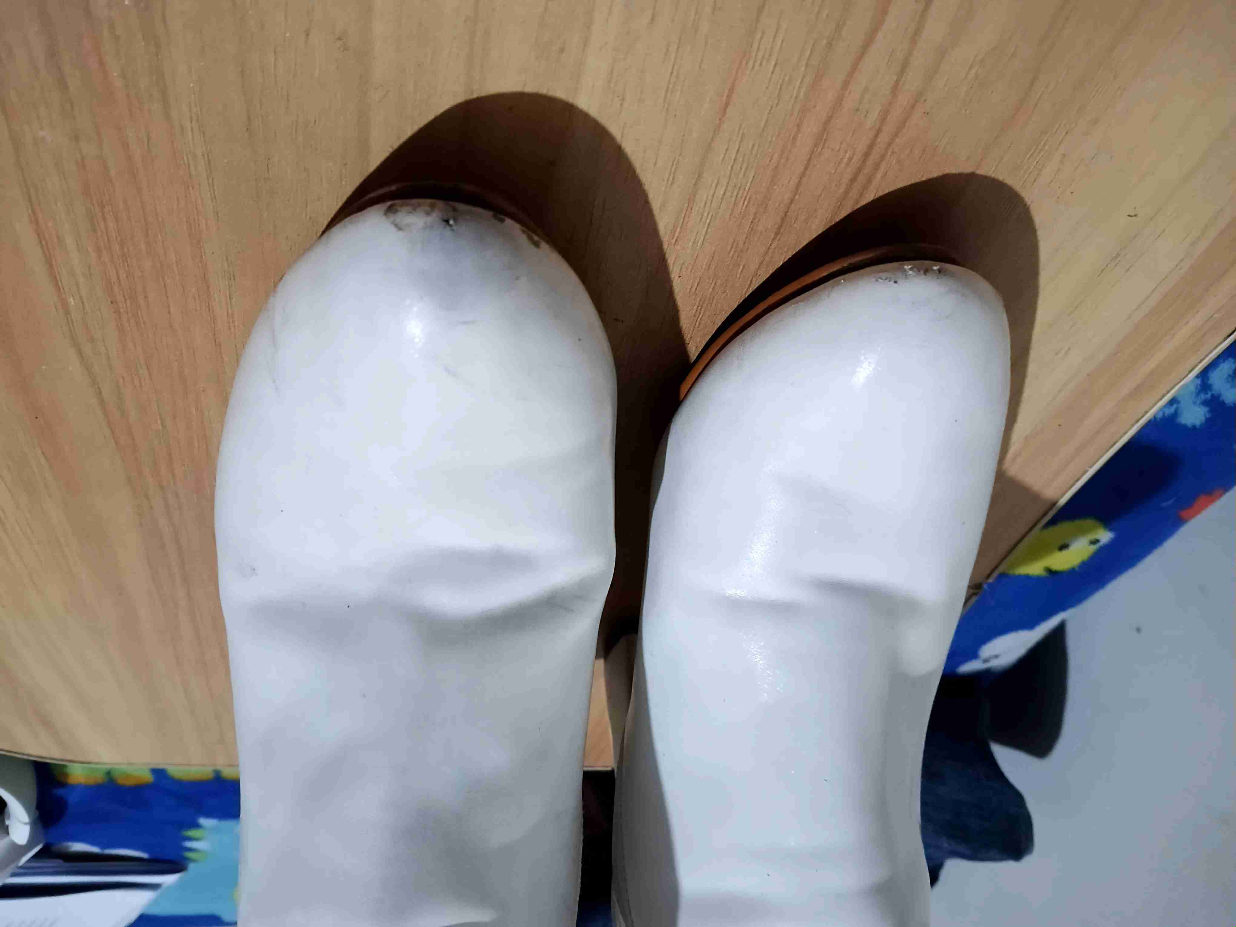 Botines blancos de cuero - miniatura 3