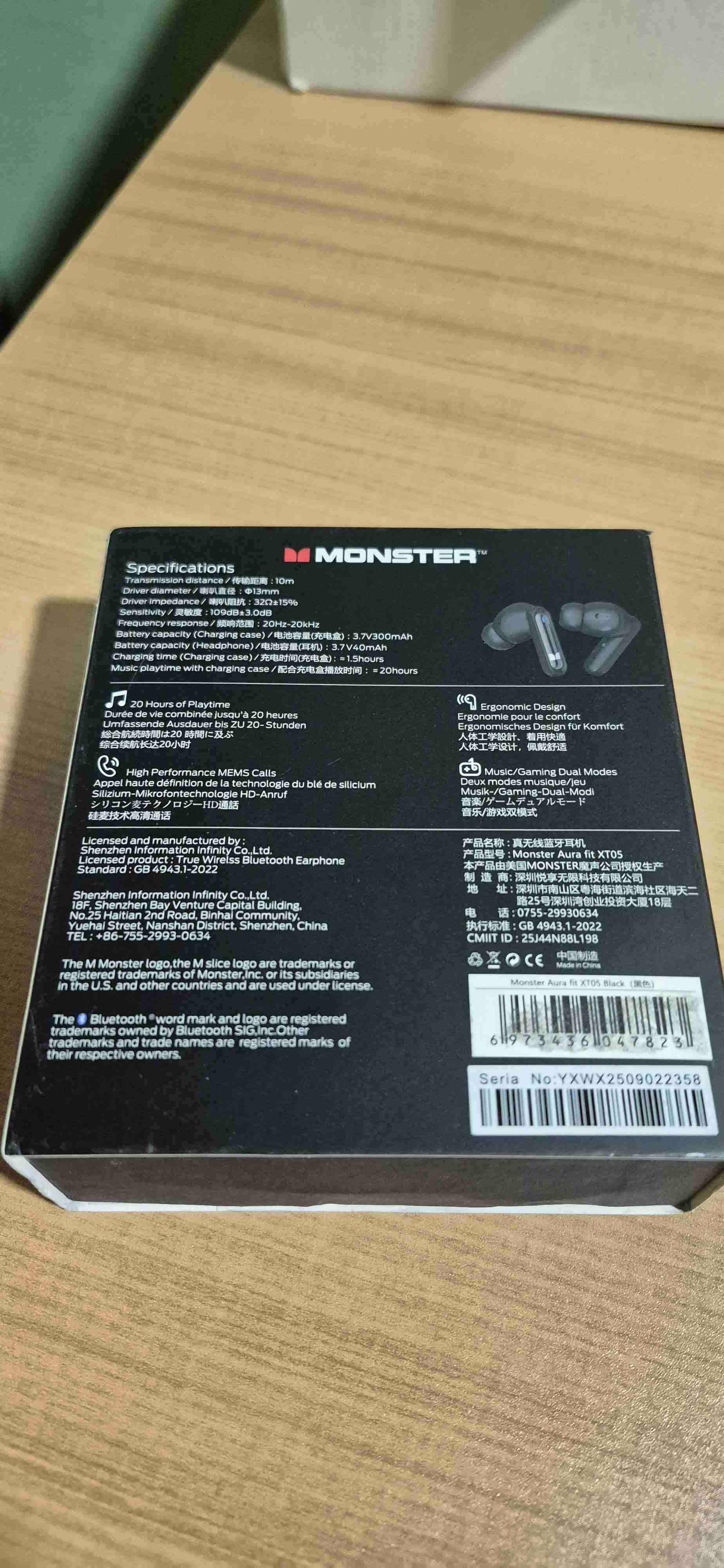 Auriculares Monster XT05 Bluetooth - miniatura 2