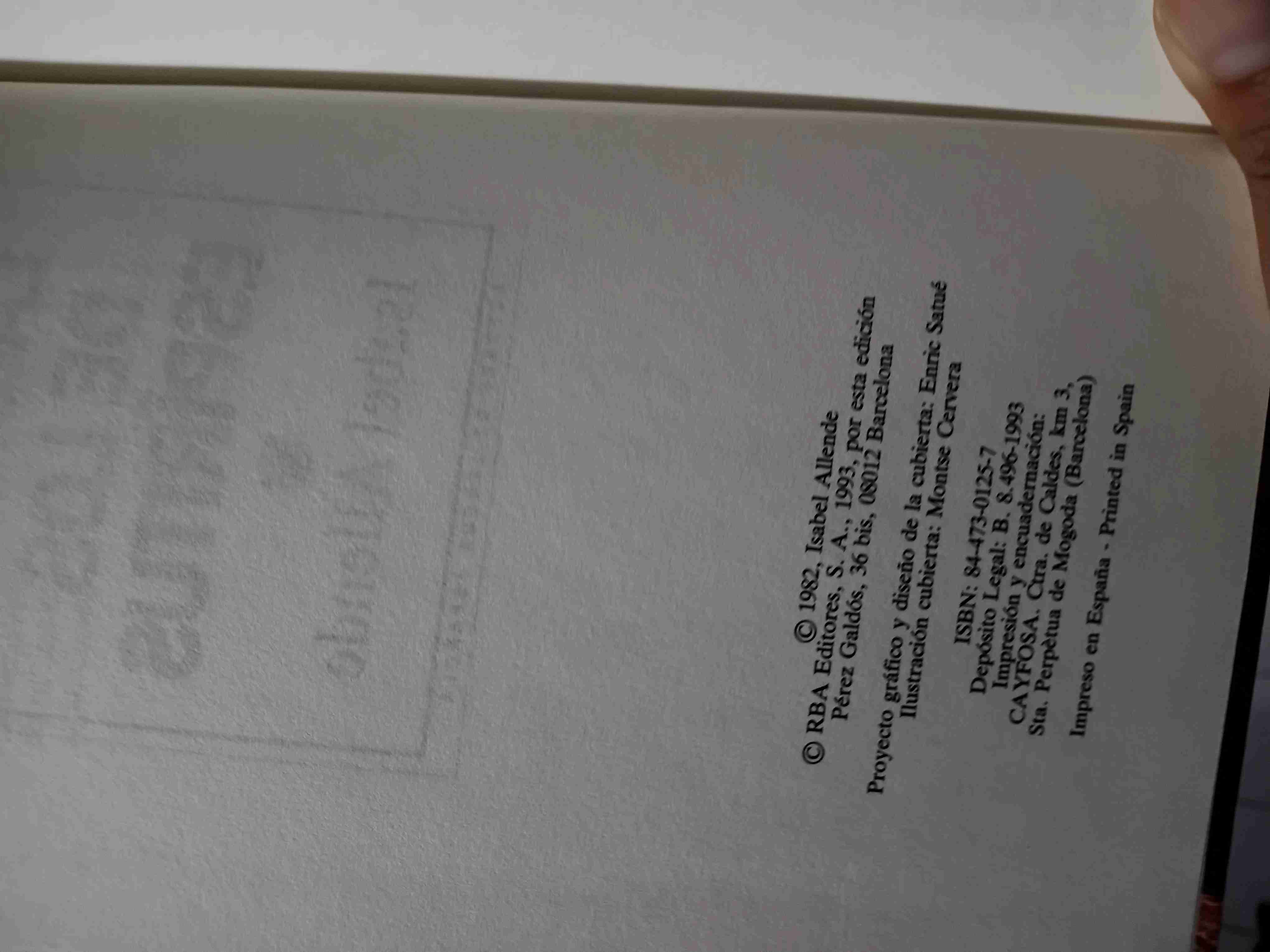 Libro La Casa de los Espíritus - miniatura 3