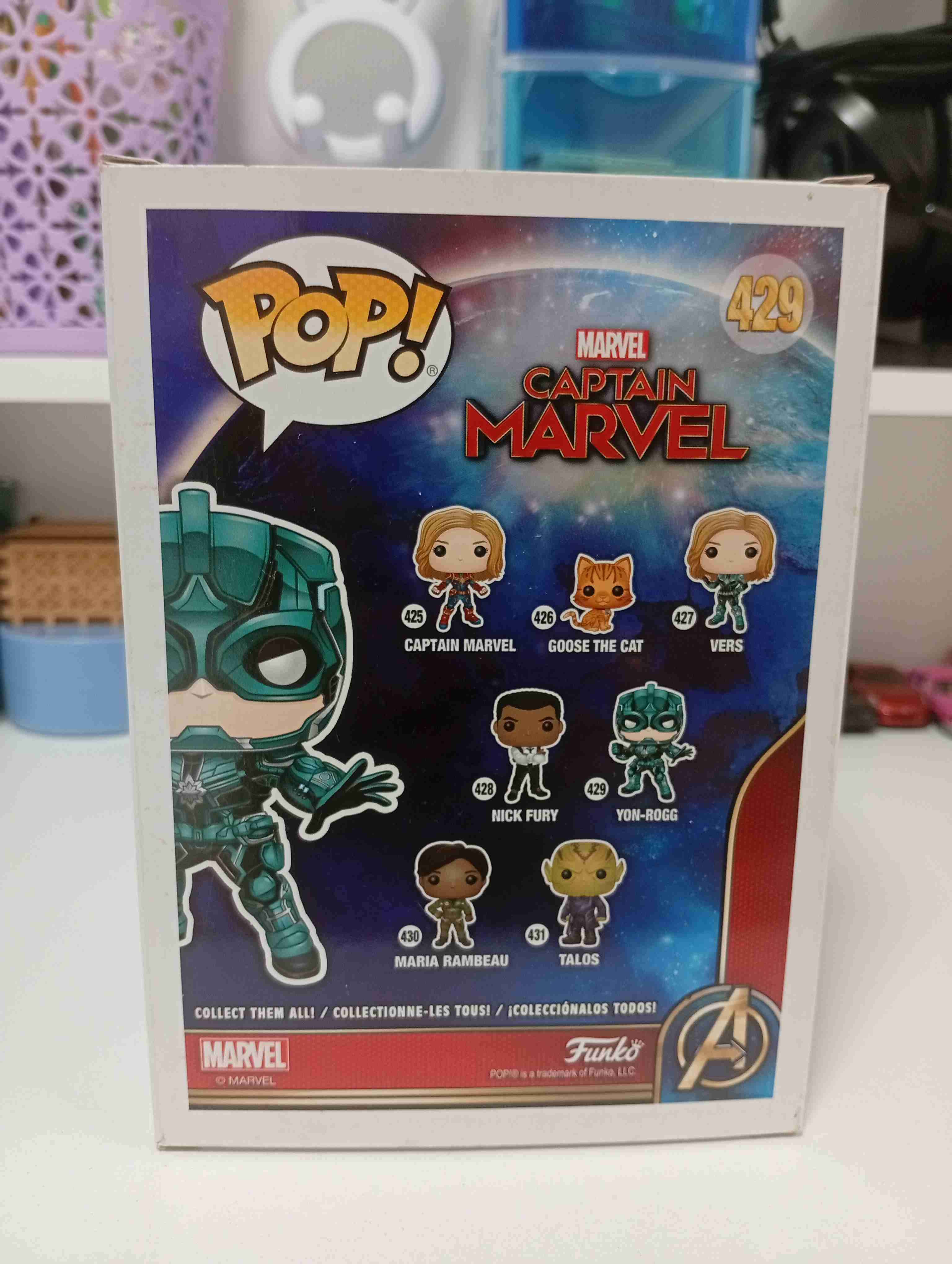 Funko Pop Yon-Rogg Capitán Marvel - miniatura 3