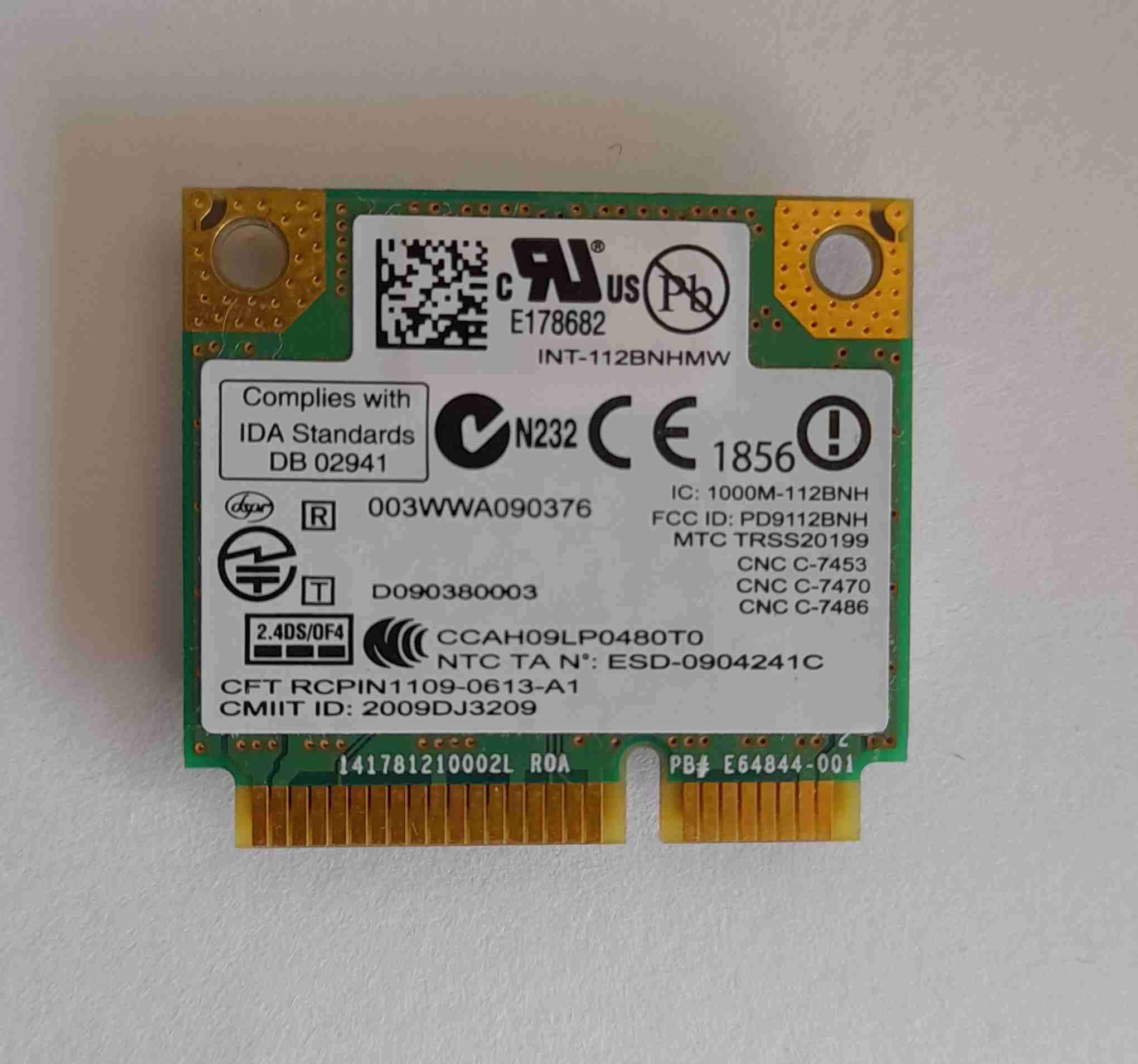 Tarjeta Wi-Fi Intel Link 1000 Mini PCI-E | - miniatura 1