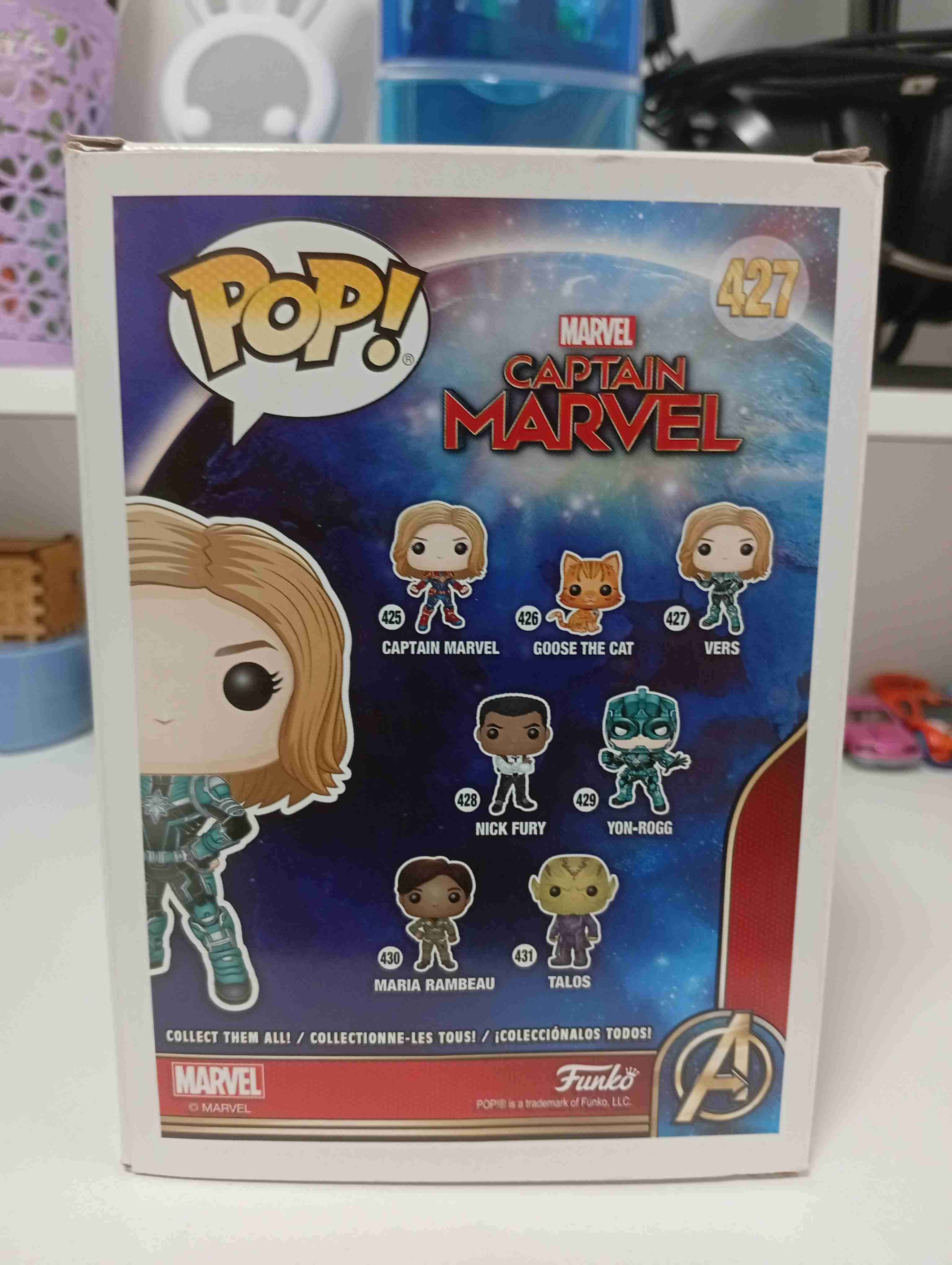Funko Pop Captain Marvel Vers - miniatura 3