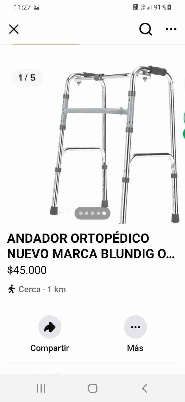 Andador ortopédico Blundig nuevo - miniatura 1