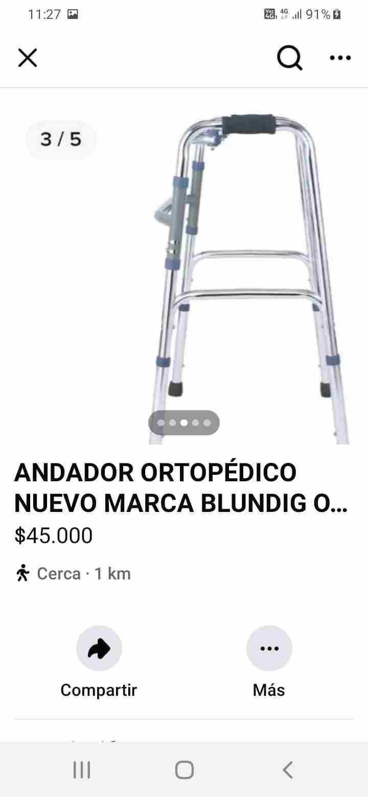 Andador ortopédico Blundig nuevo - miniatura 2