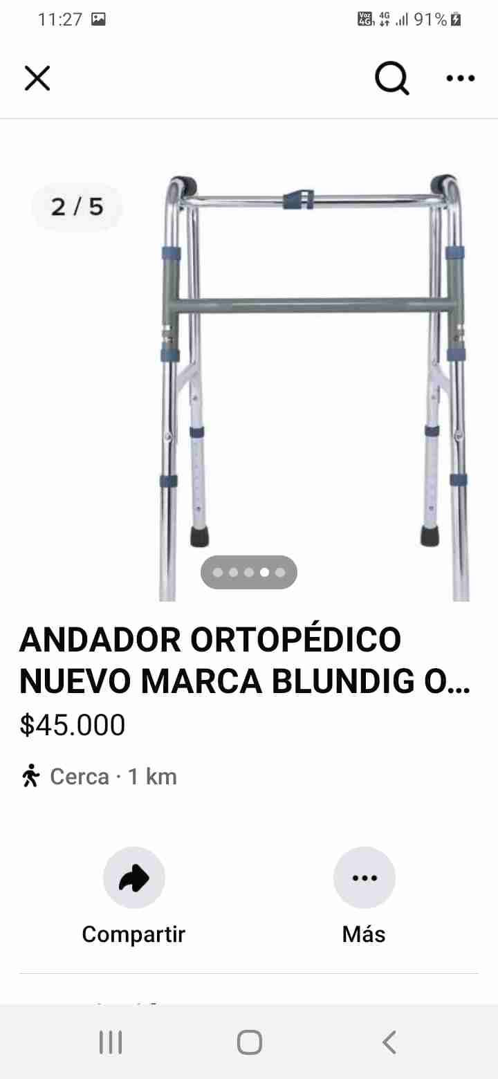 Andador ortopédico Blundig nuevo - miniatura 3