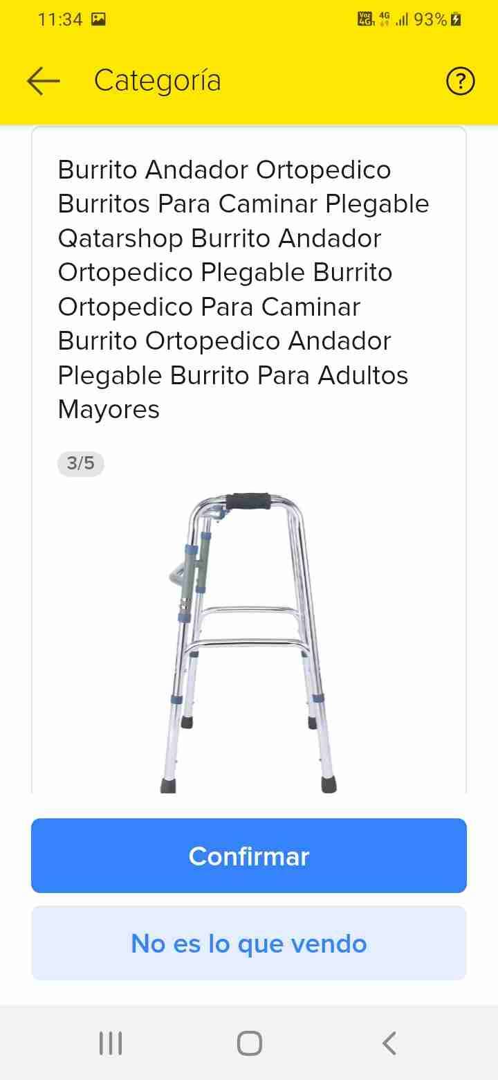 Andador ortopédico Blundig nuevo - miniatura 6