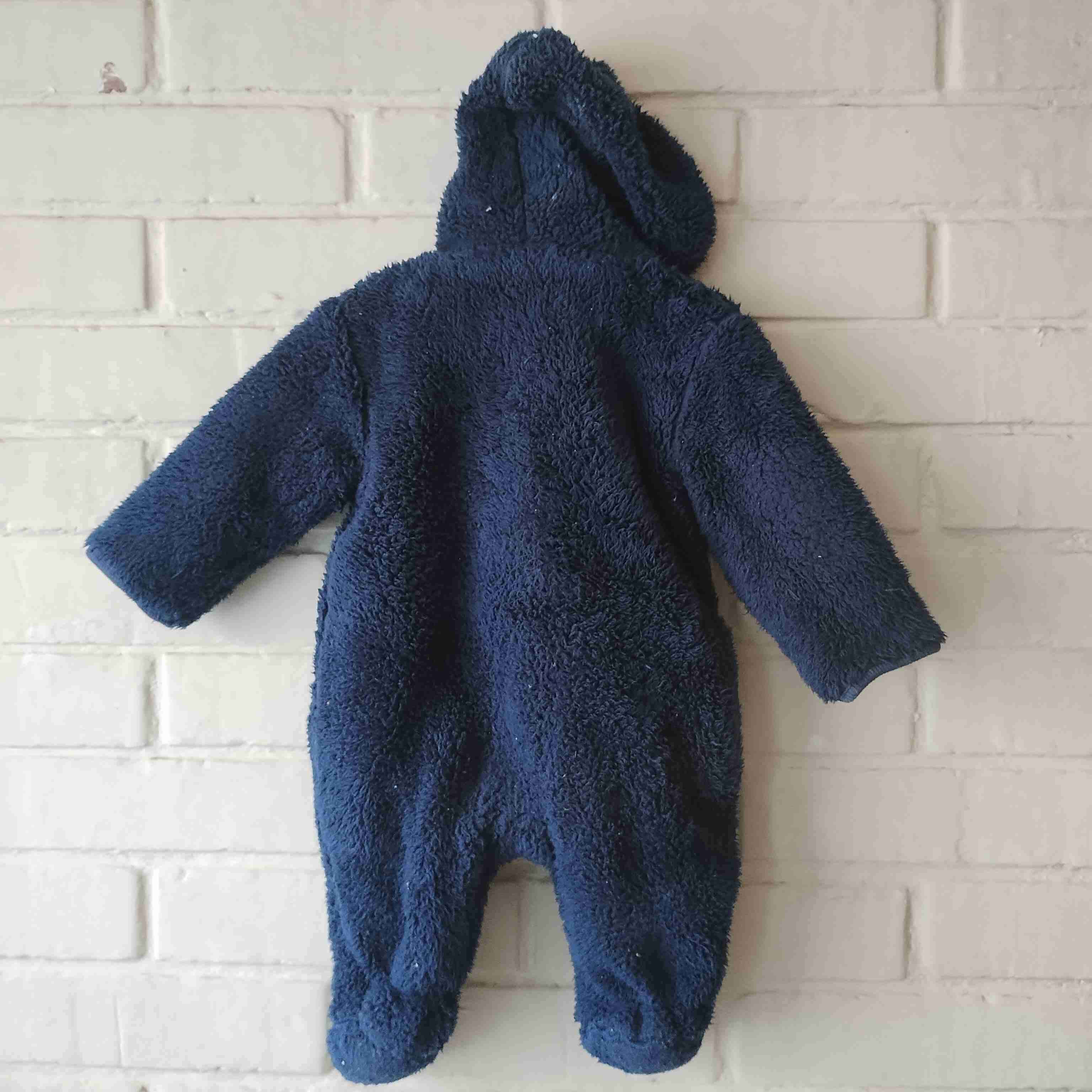 Enterito oso azul para bebé - miniatura 2