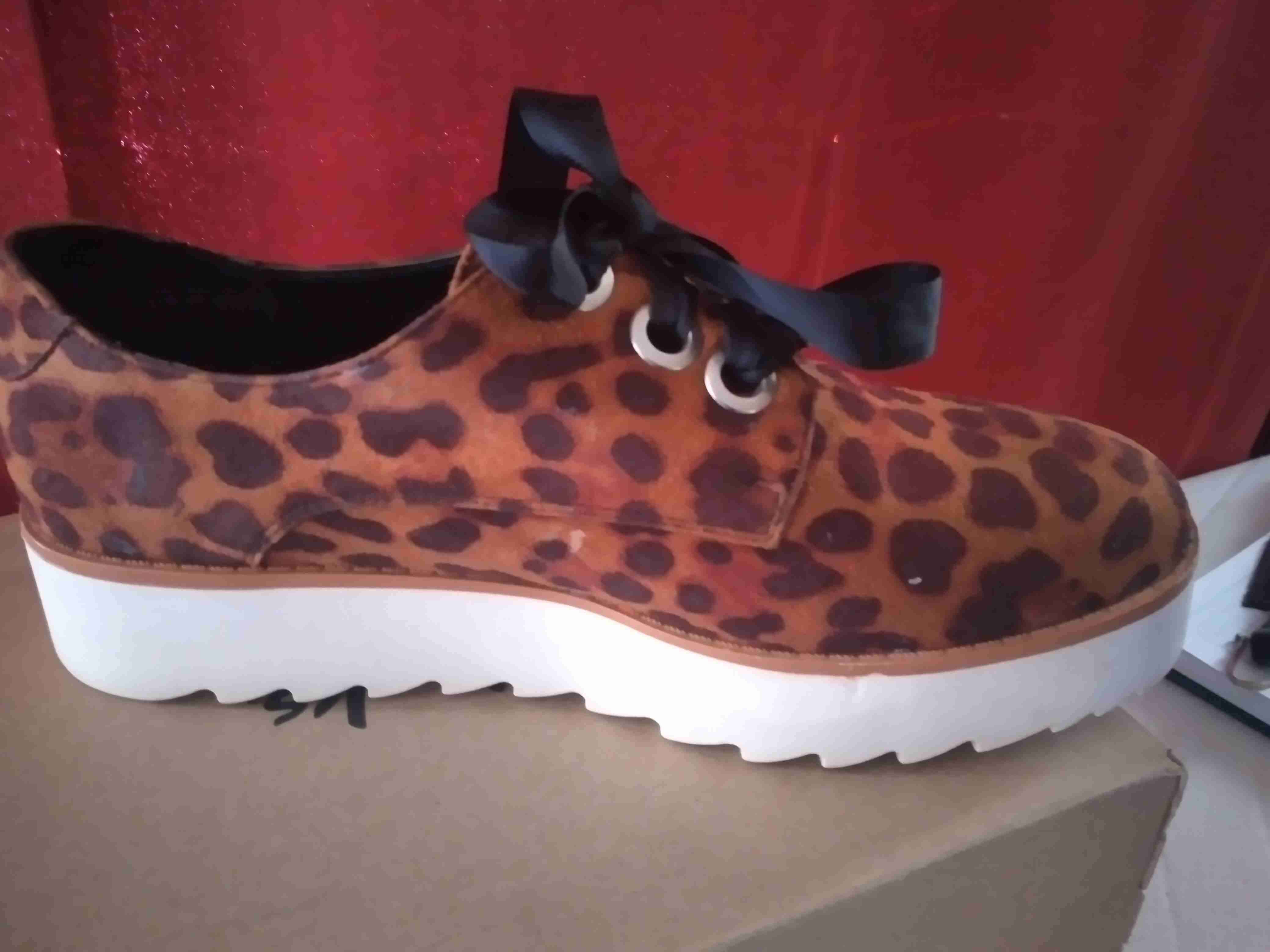 Zapato de plataforma animal print - miniatura 2