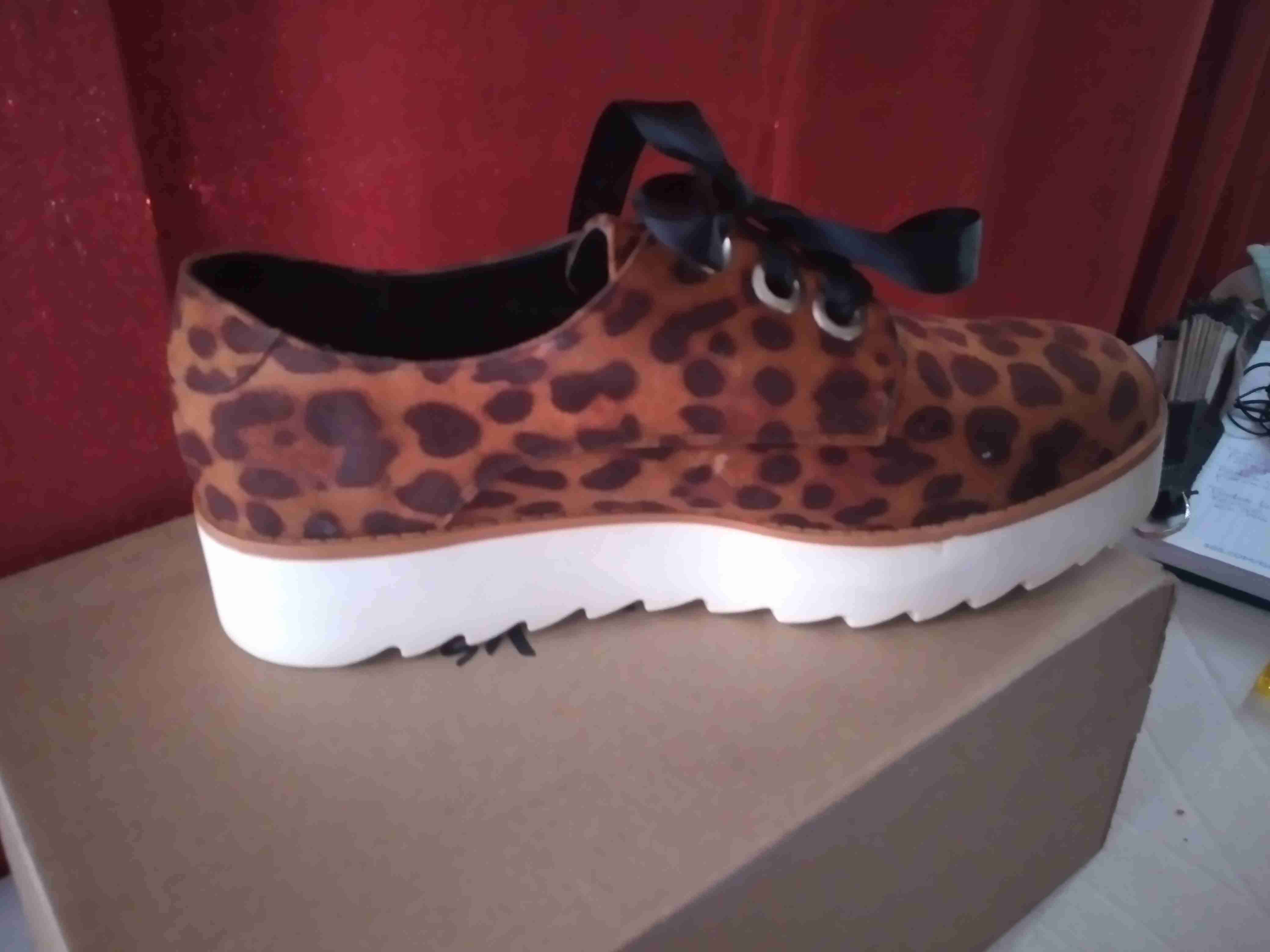 Zapato de plataforma animal print - miniatura 6