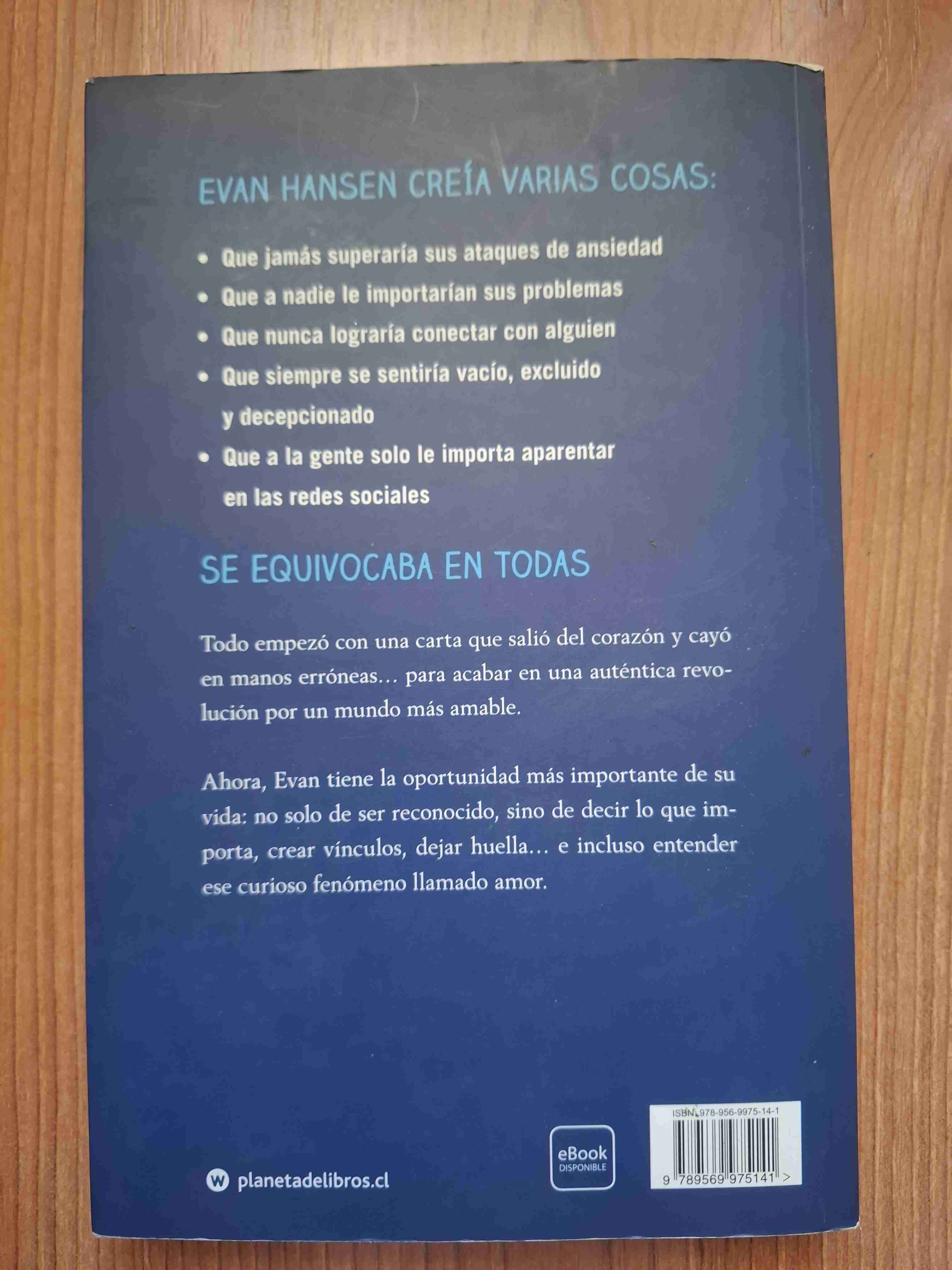 Libro Querido Evan Hansen - miniatura 2