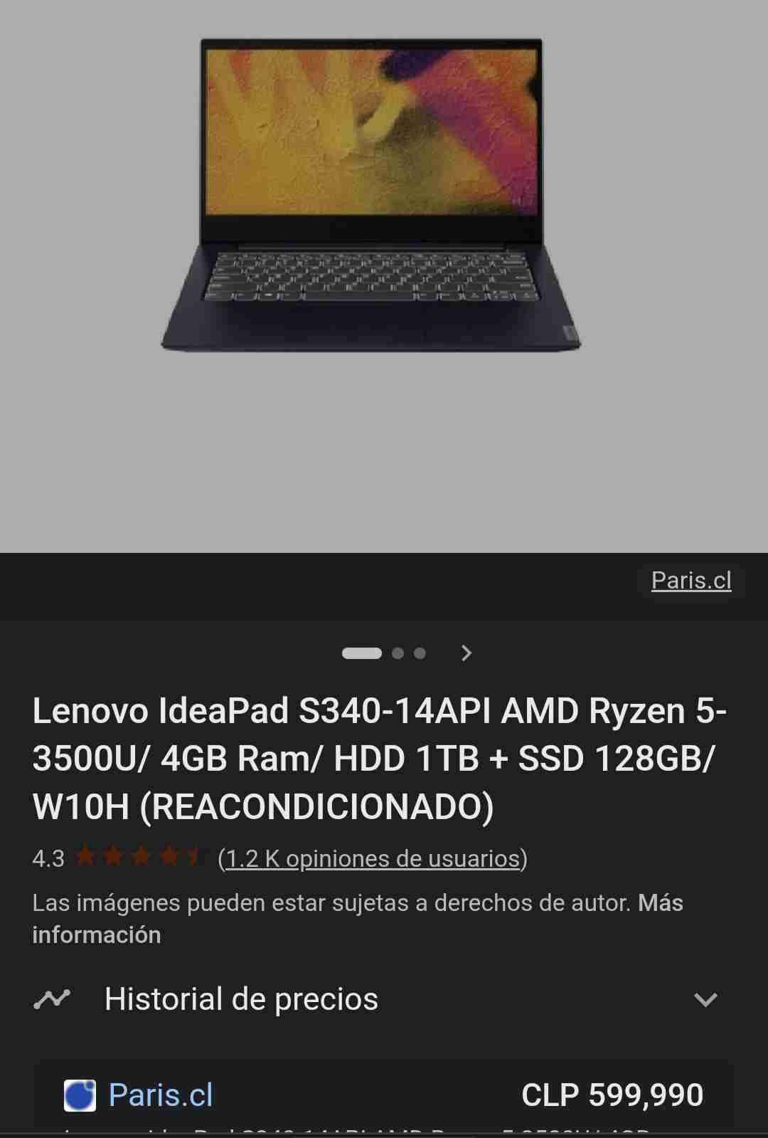 Laptop Lenovo en buen estado - miniatura 2